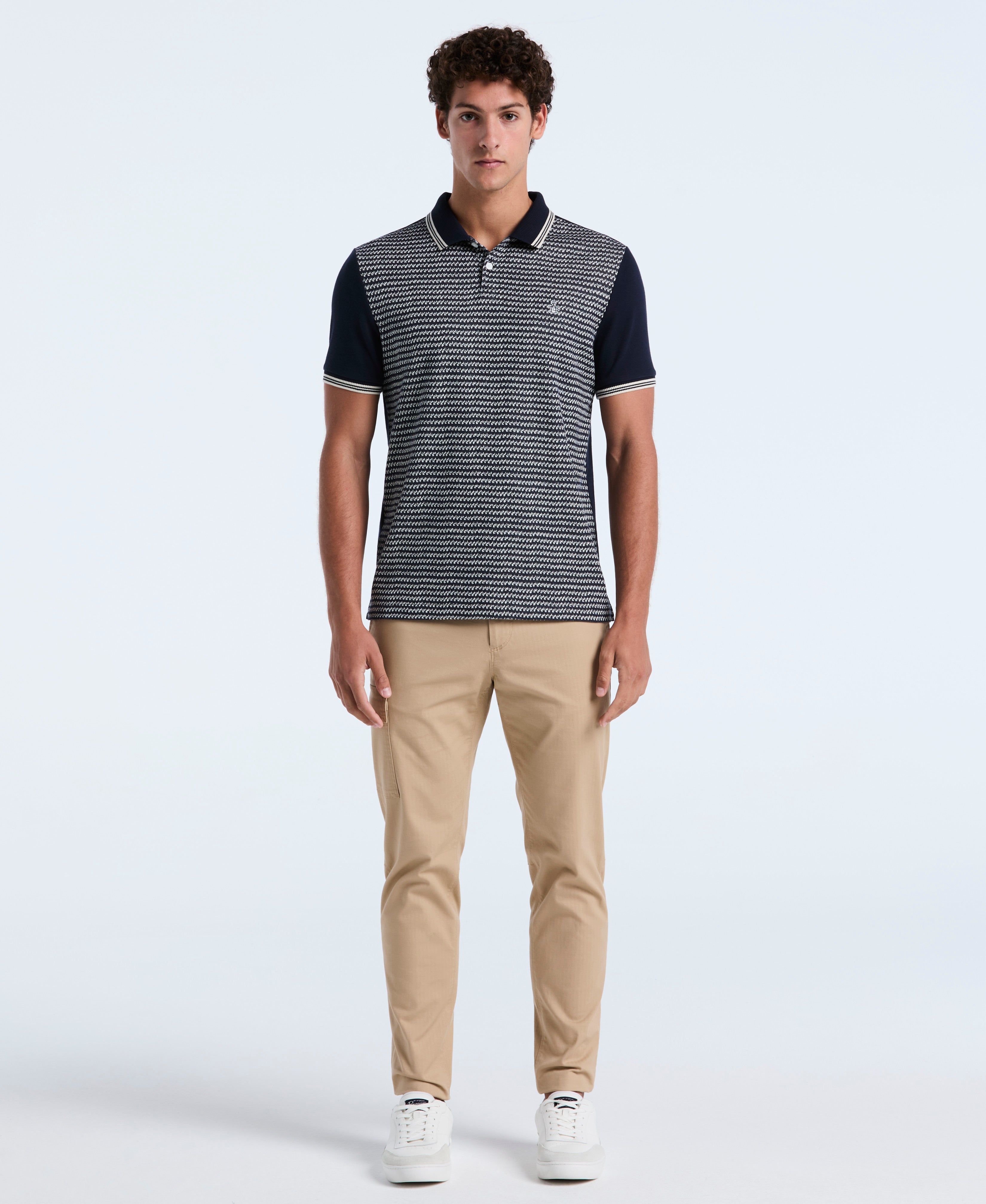 Mini Striped Jacquard Polo
