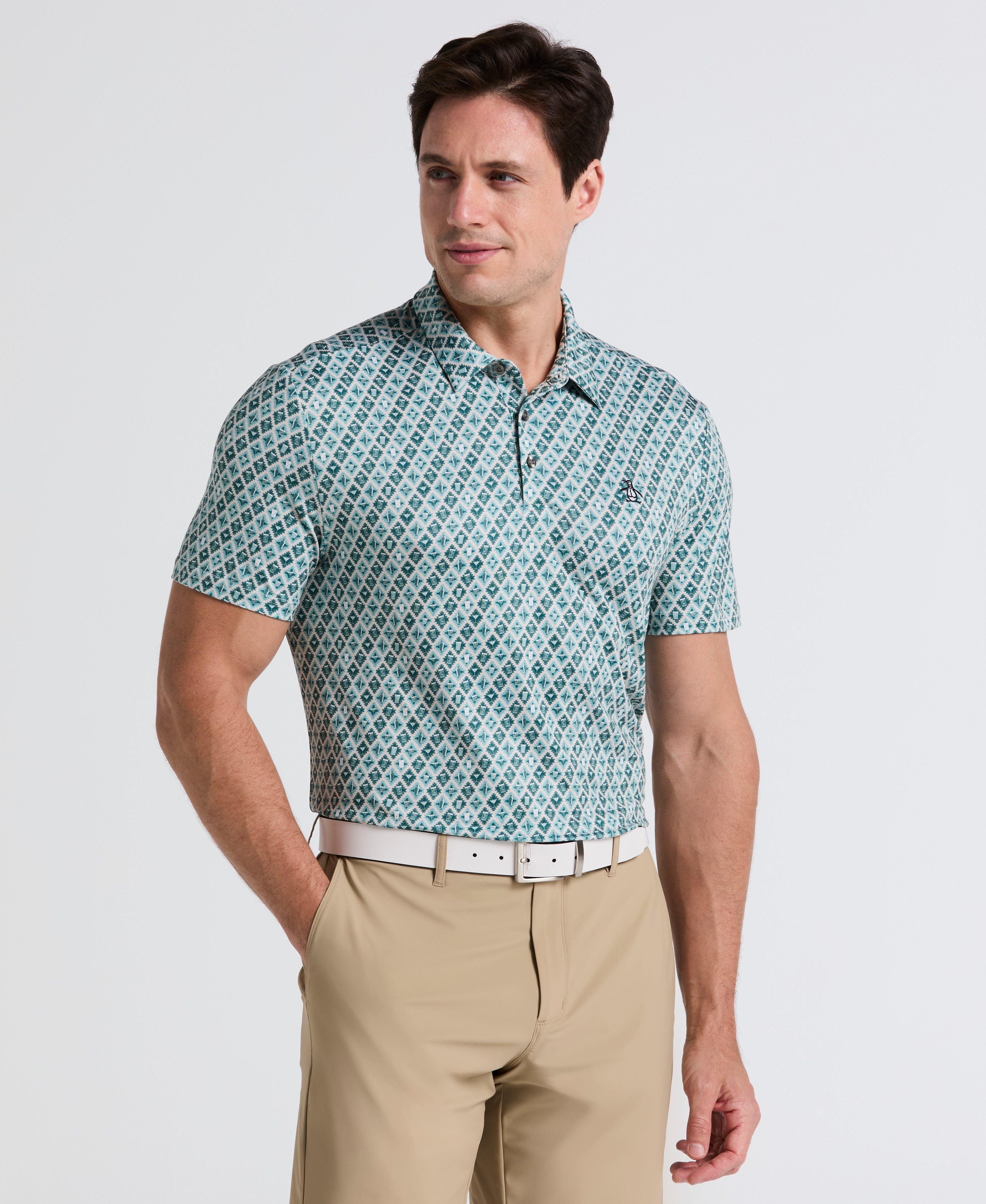Pete's Batik Cocktail Golf Polo
