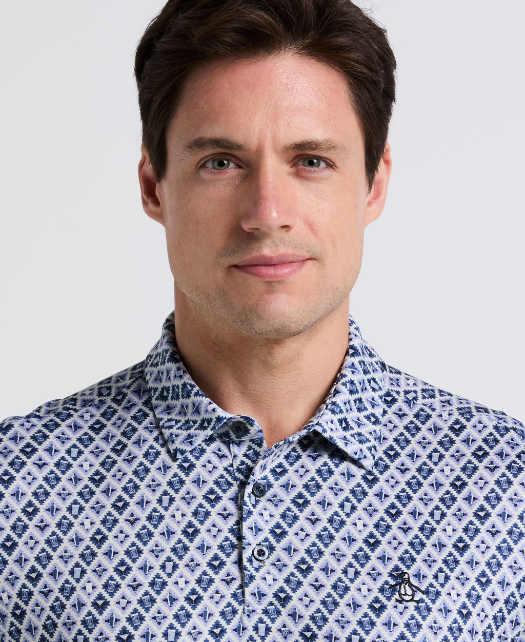 Pete's Batik Cocktail Golf Polo