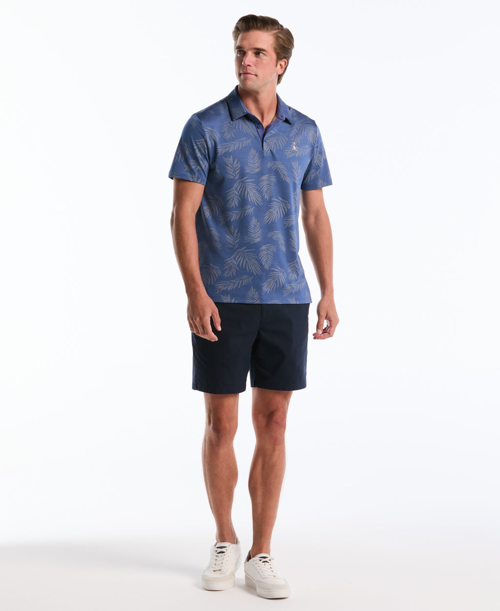 Pete's Botanical Jacquard Golf Polo