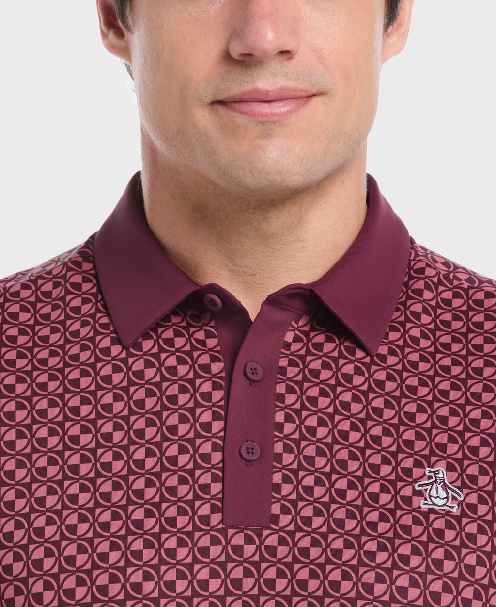 Pete's Geo Color Block Golf Polo