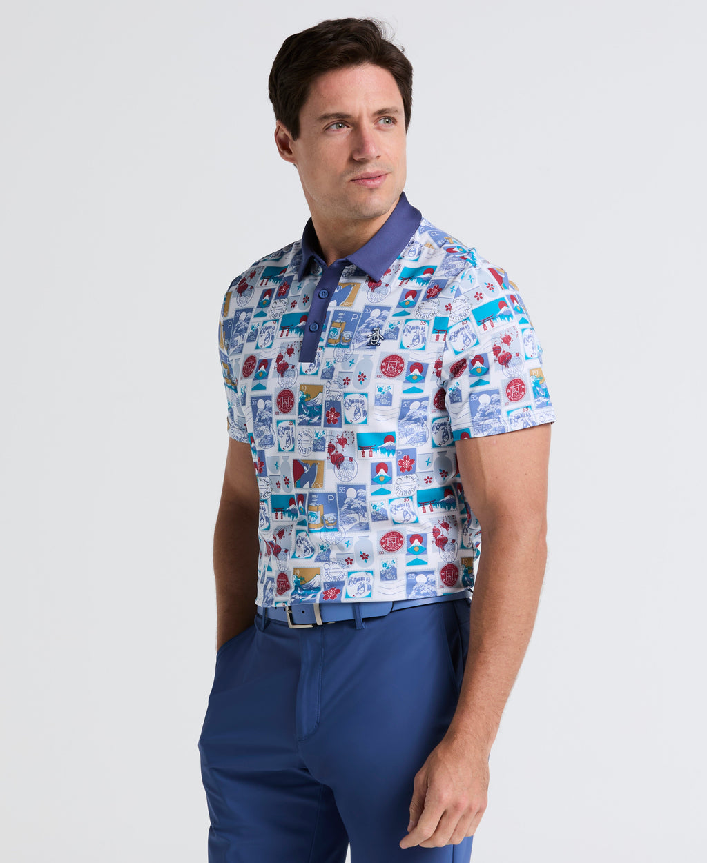 Pete's Stamp Statement Golf Polo