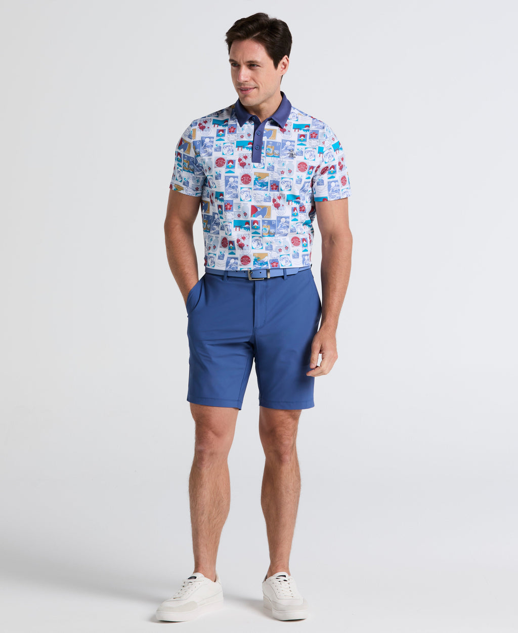 Pete's Stamp Statement Golf Polo