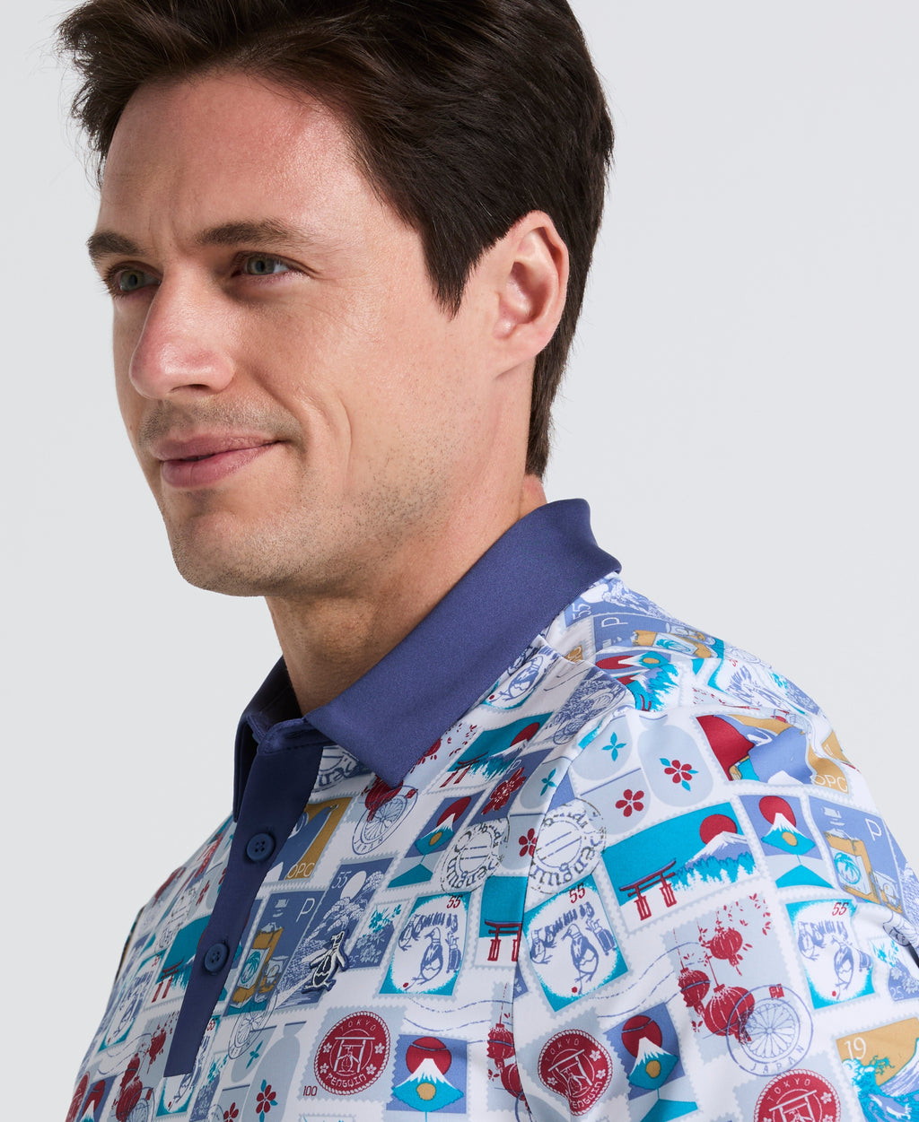 Pete's Stamp Statement Golf Polo