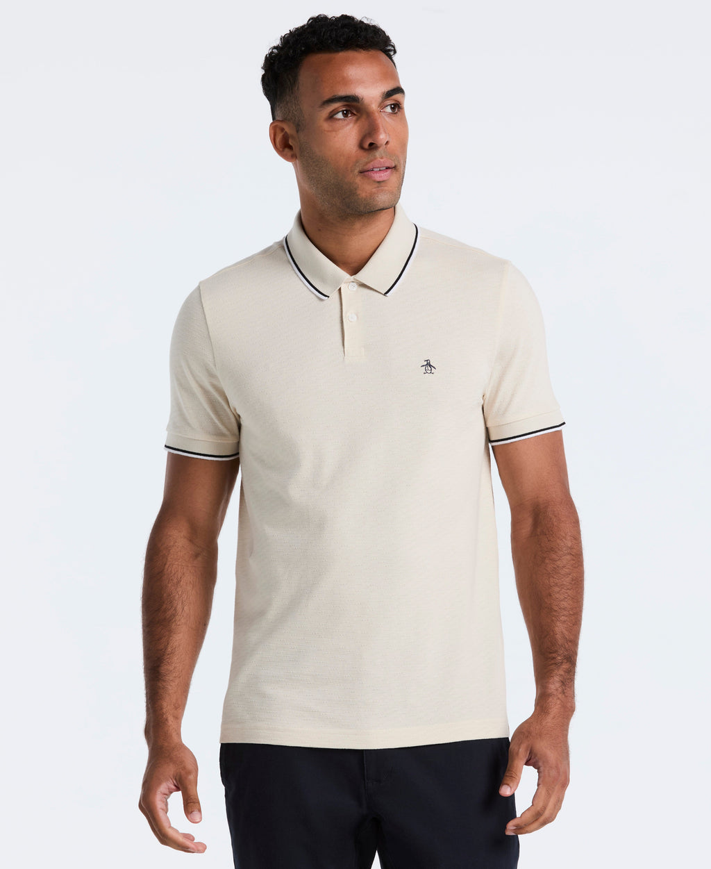 Pique Contrast Tipping Polo