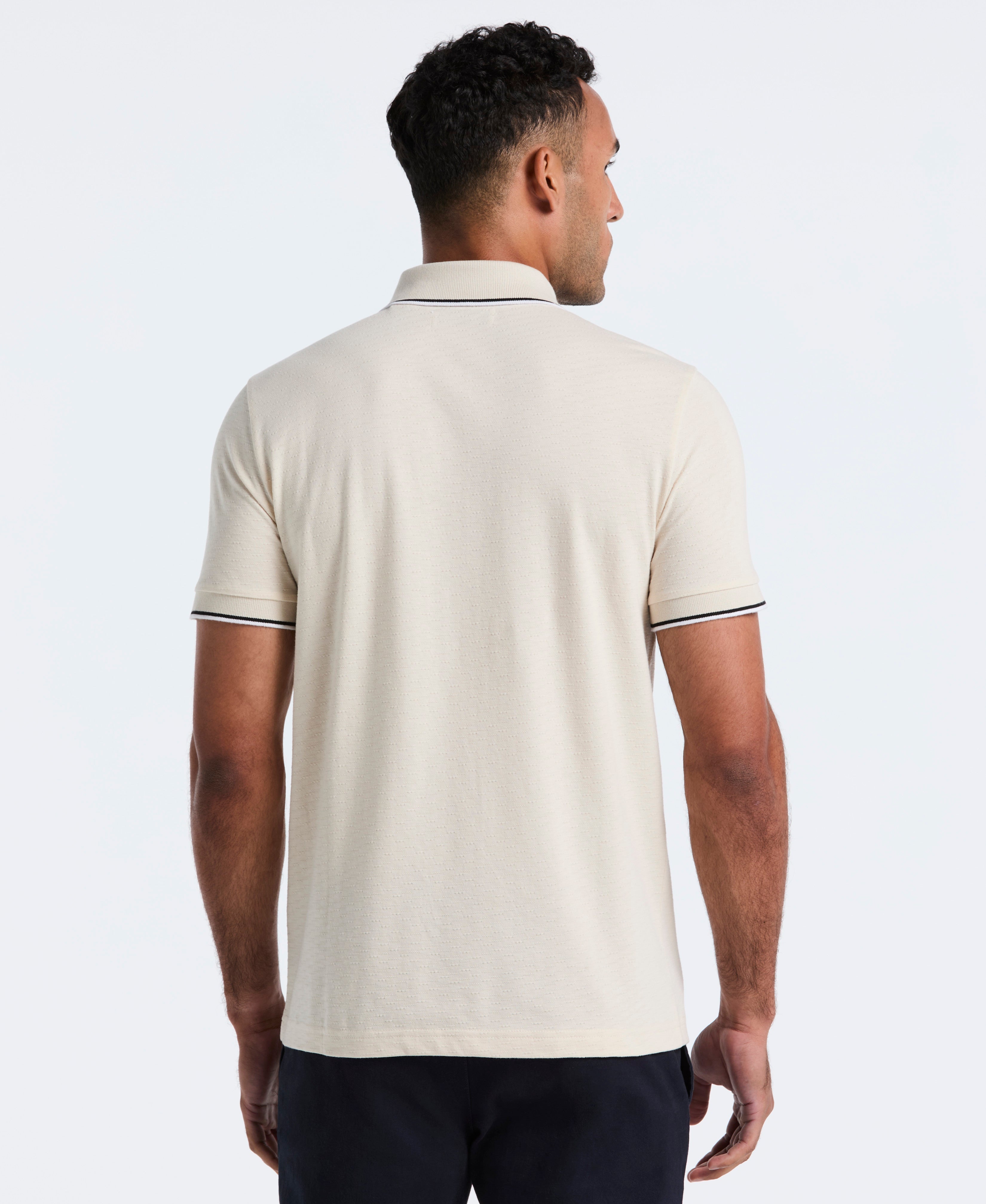 Pique Contrast Tipping Polo