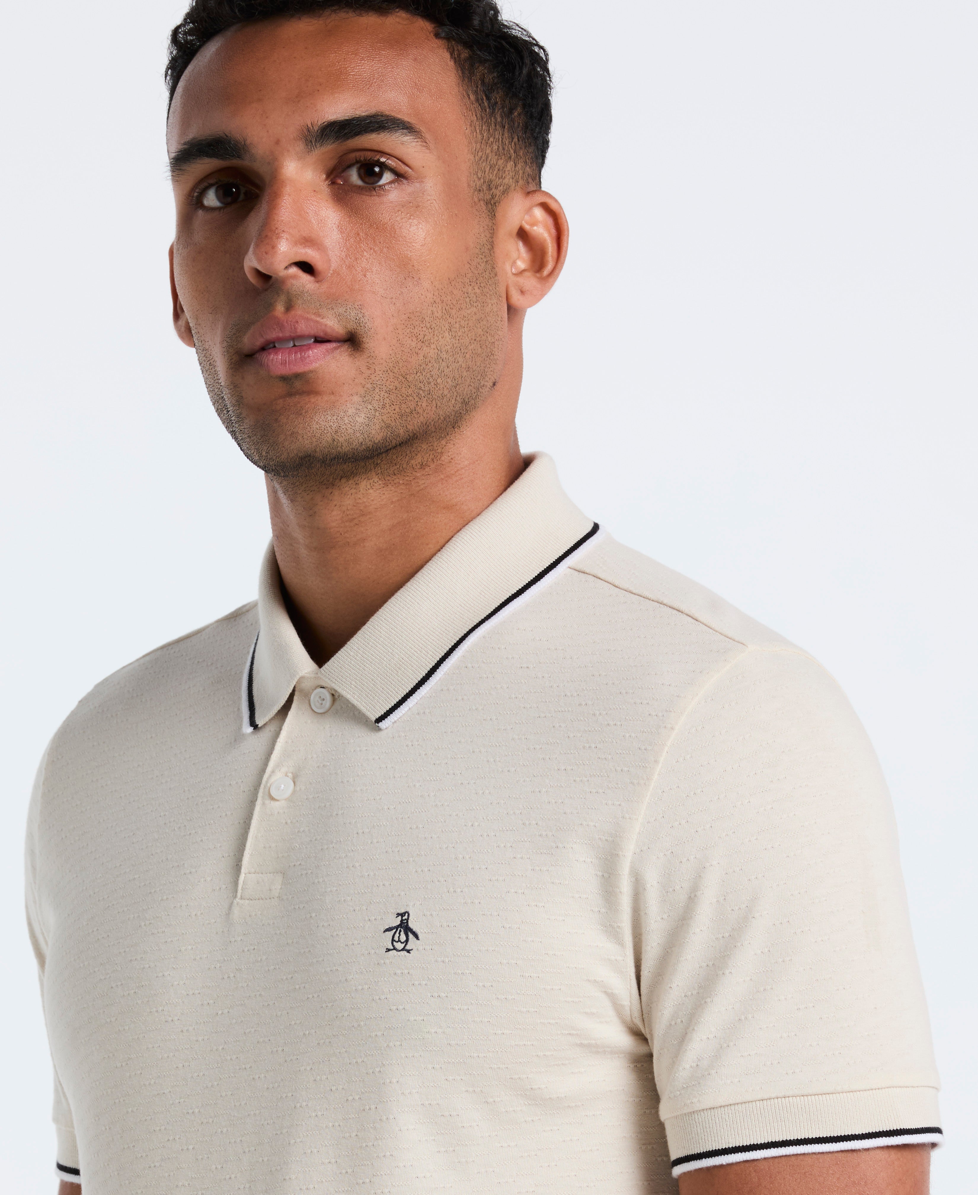 Pique Contrast Tipping Polo