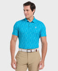 Sake-Tini Novelty Print Golf Polo