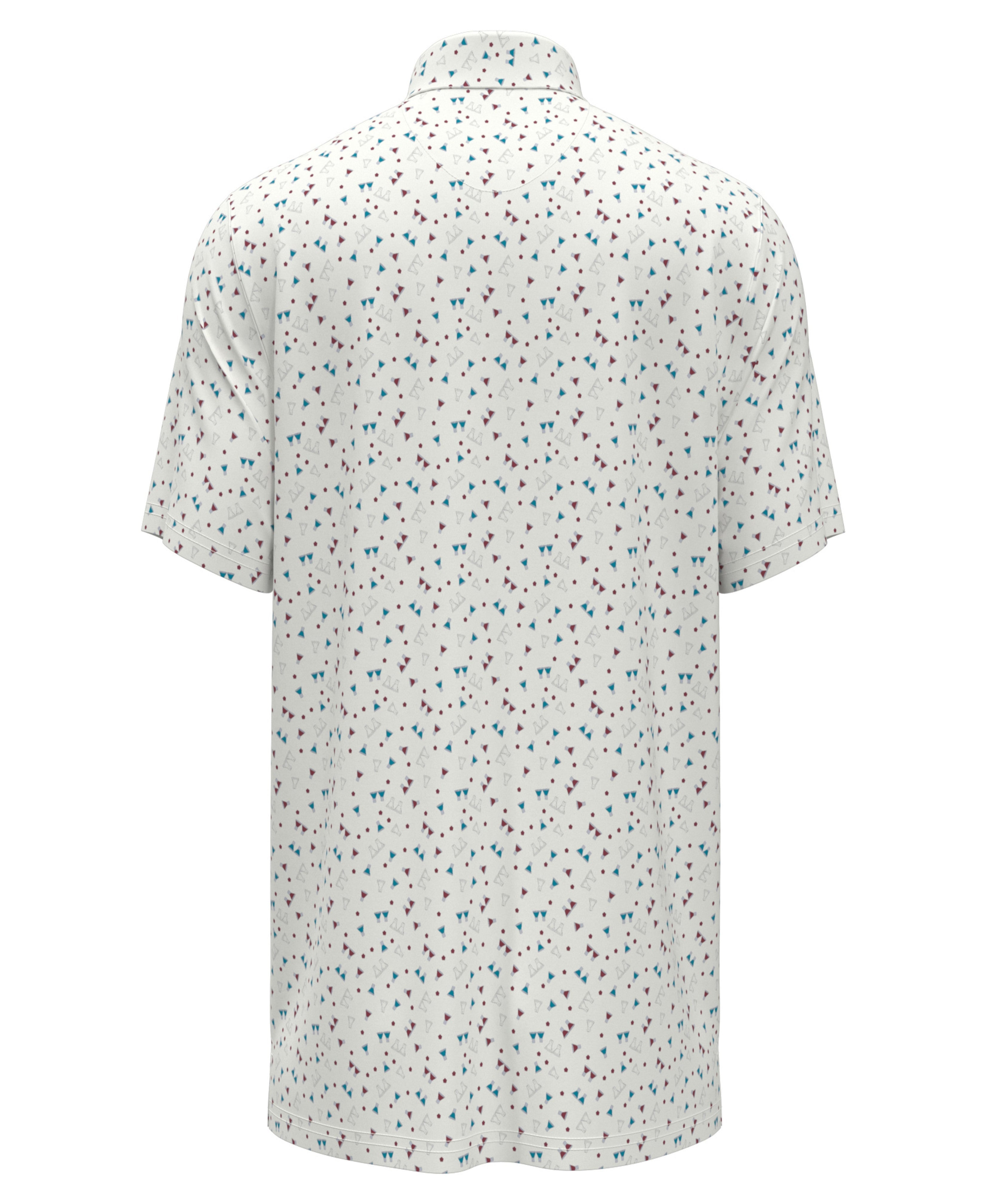 Sake-Tini Novelty Print Golf Polo