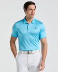 Stripe Jersey Golf Polo