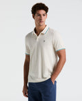 Textured Slub Tipped Polo