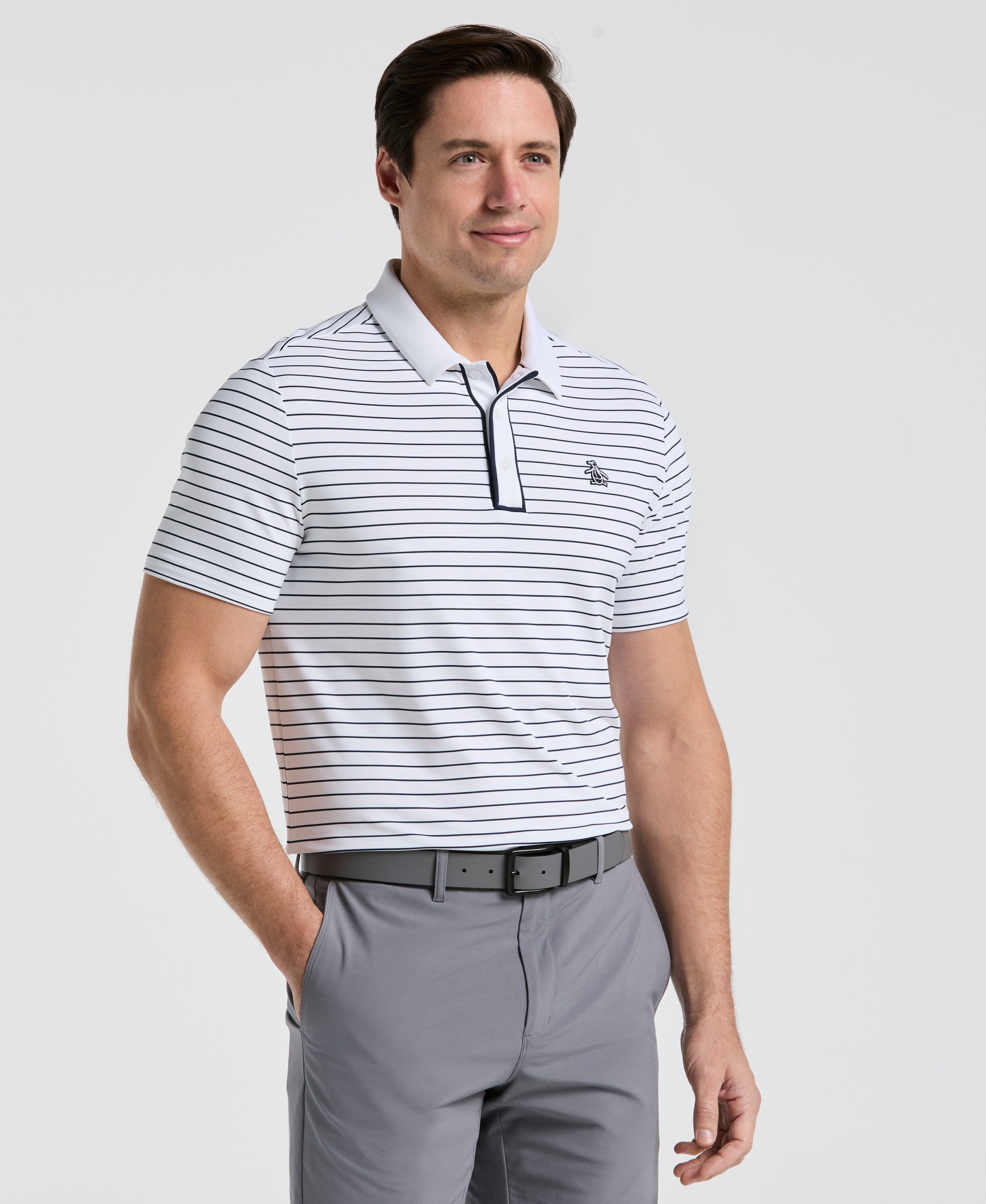 The Heritage Stripe Golf Polo