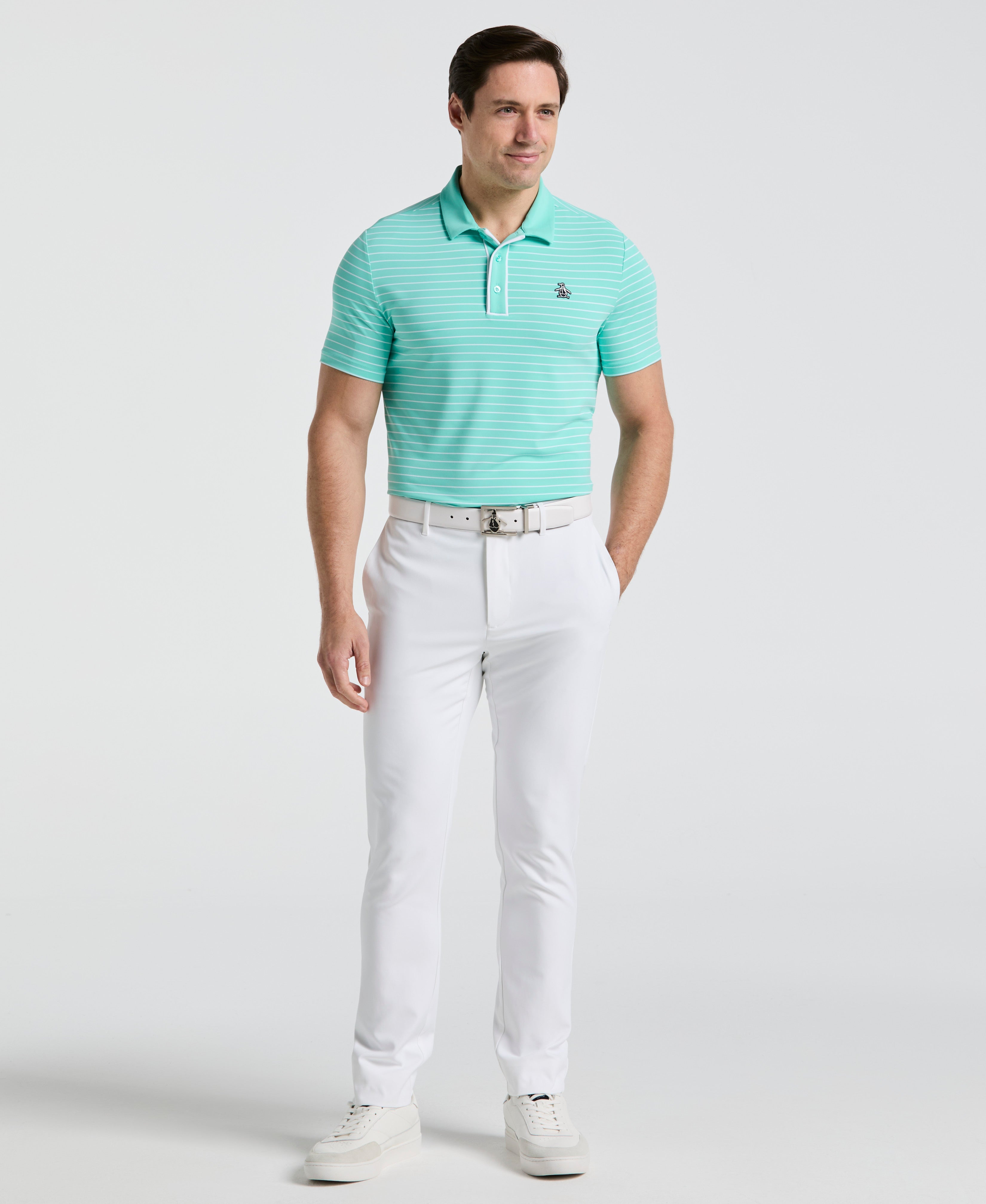 The Heritage Stripe Golf Polo