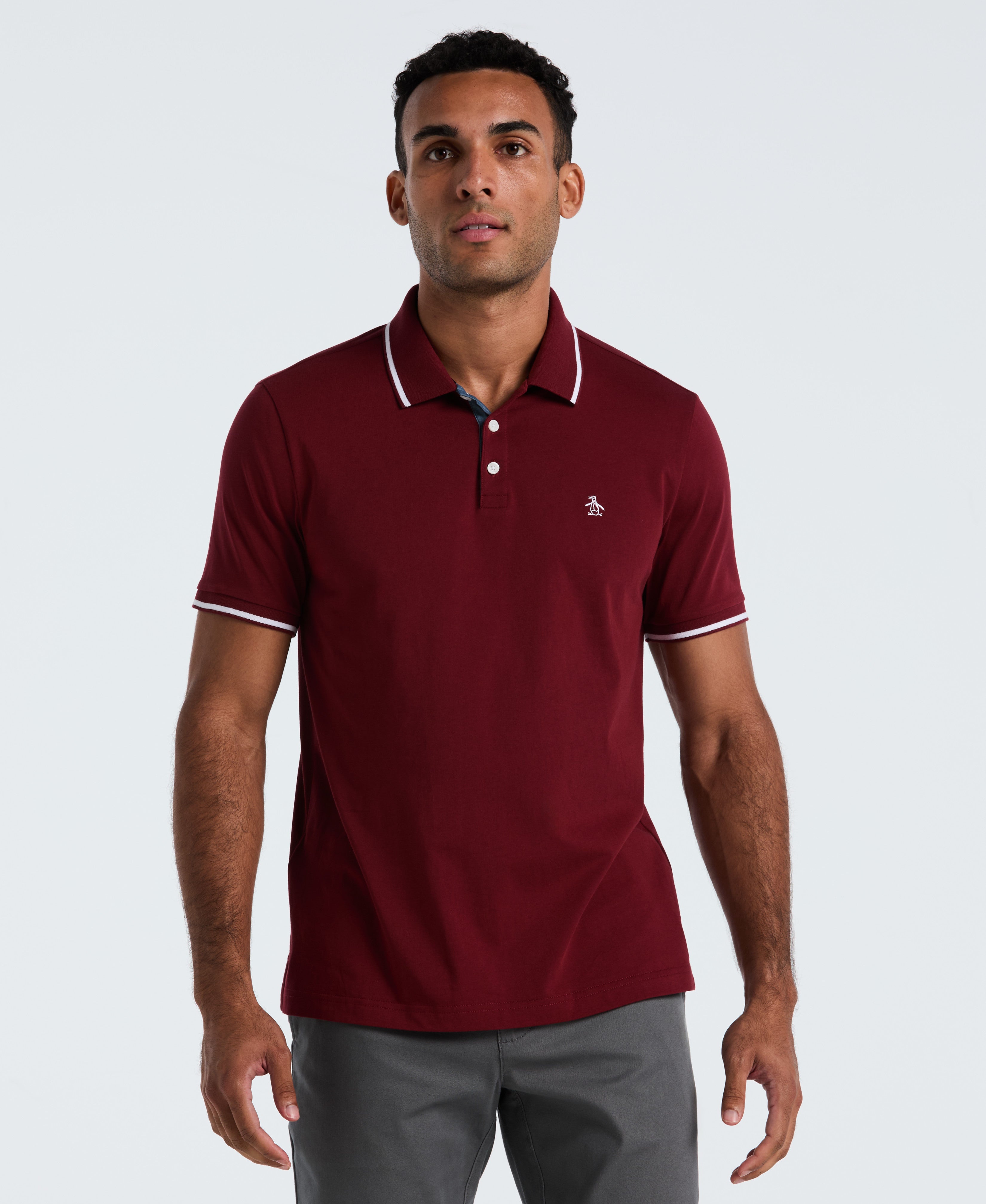 Tipped Jersey Polo