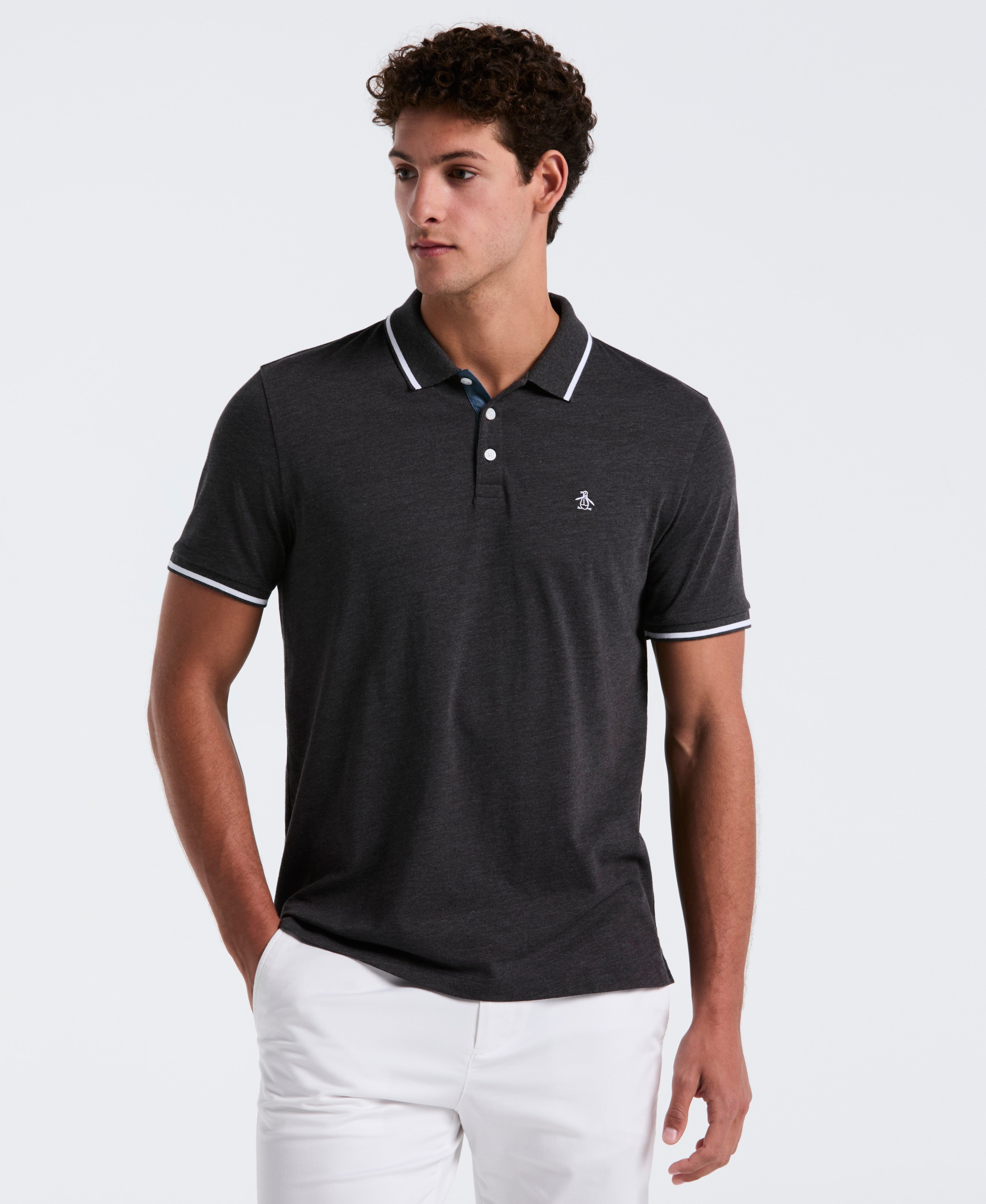 Tipped Jersey Polo