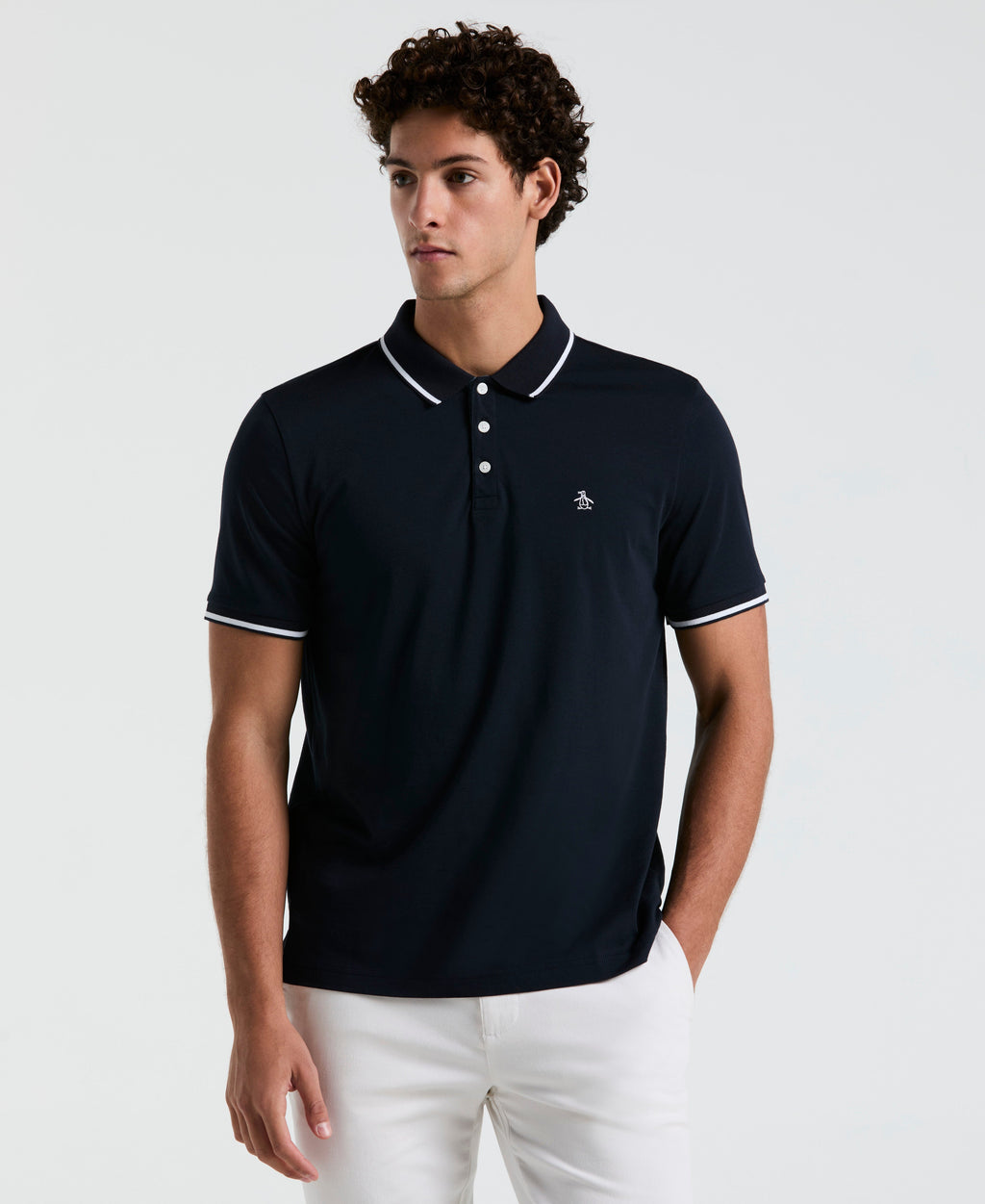 Tipped Jersey Polo
