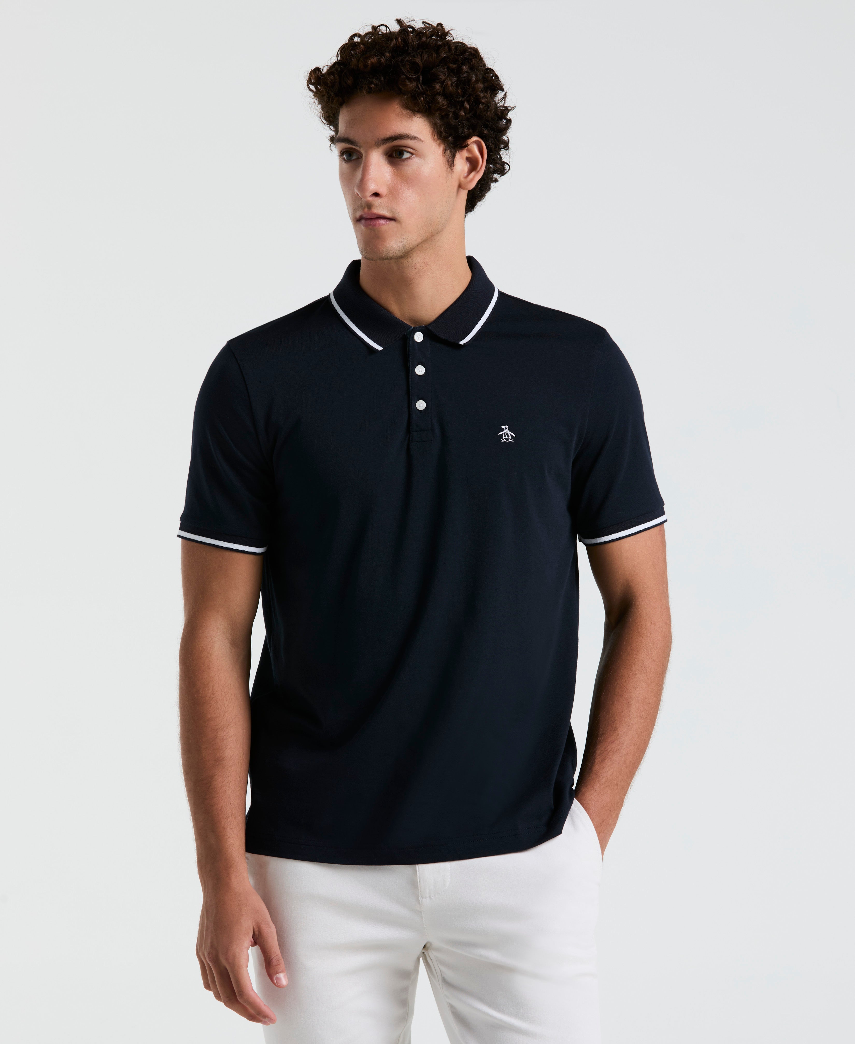 Tipped Jersey Polo