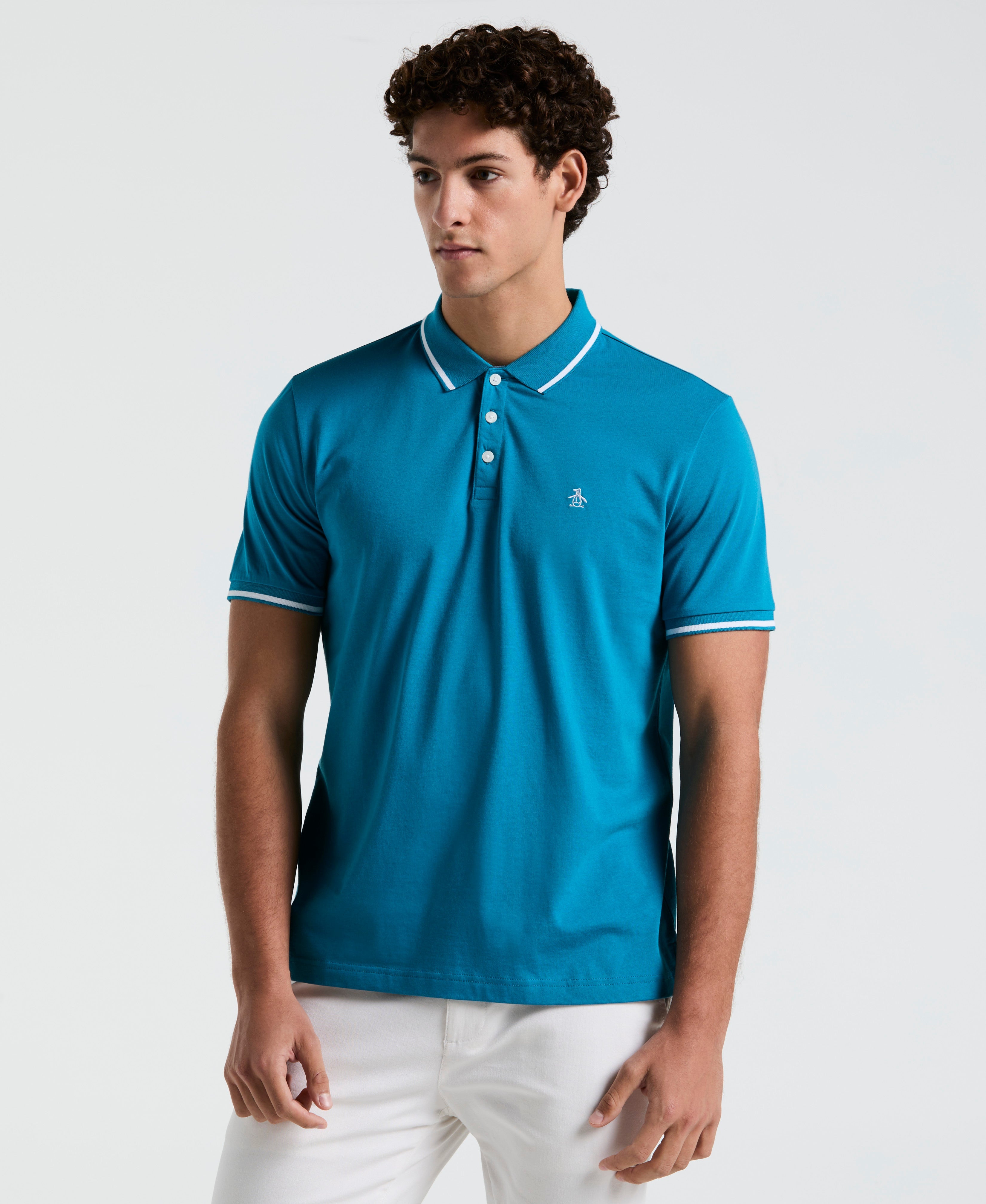 Tipped Jersey Polo