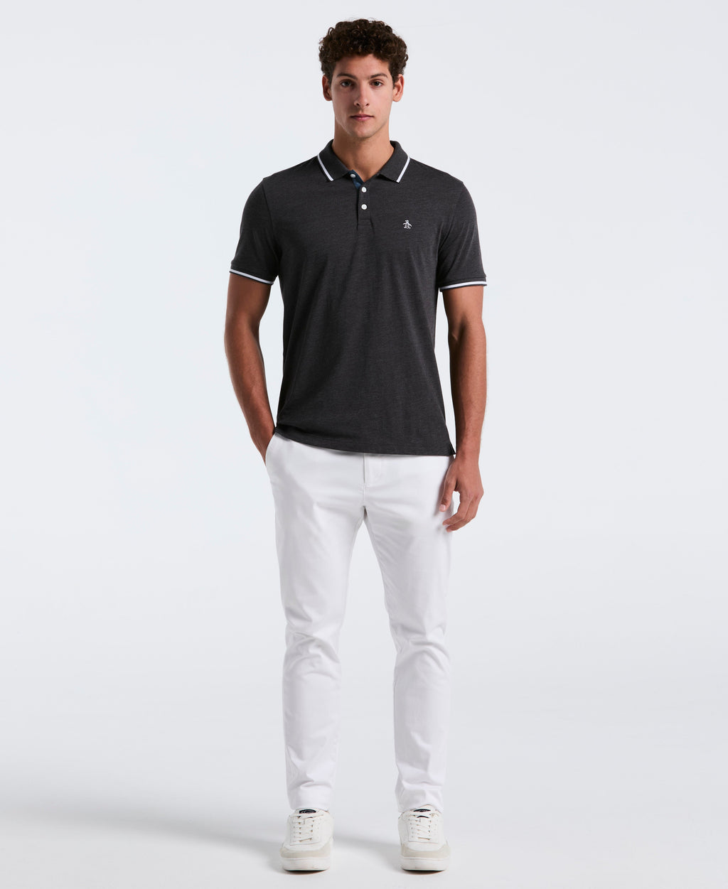 Tipped Jersey Polo