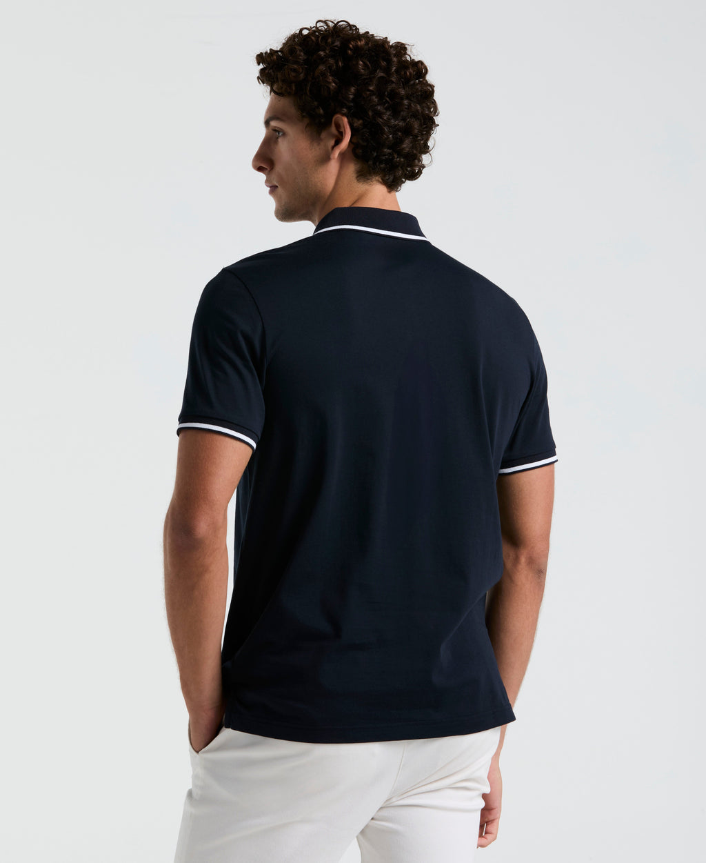 Tipped Jersey Polo