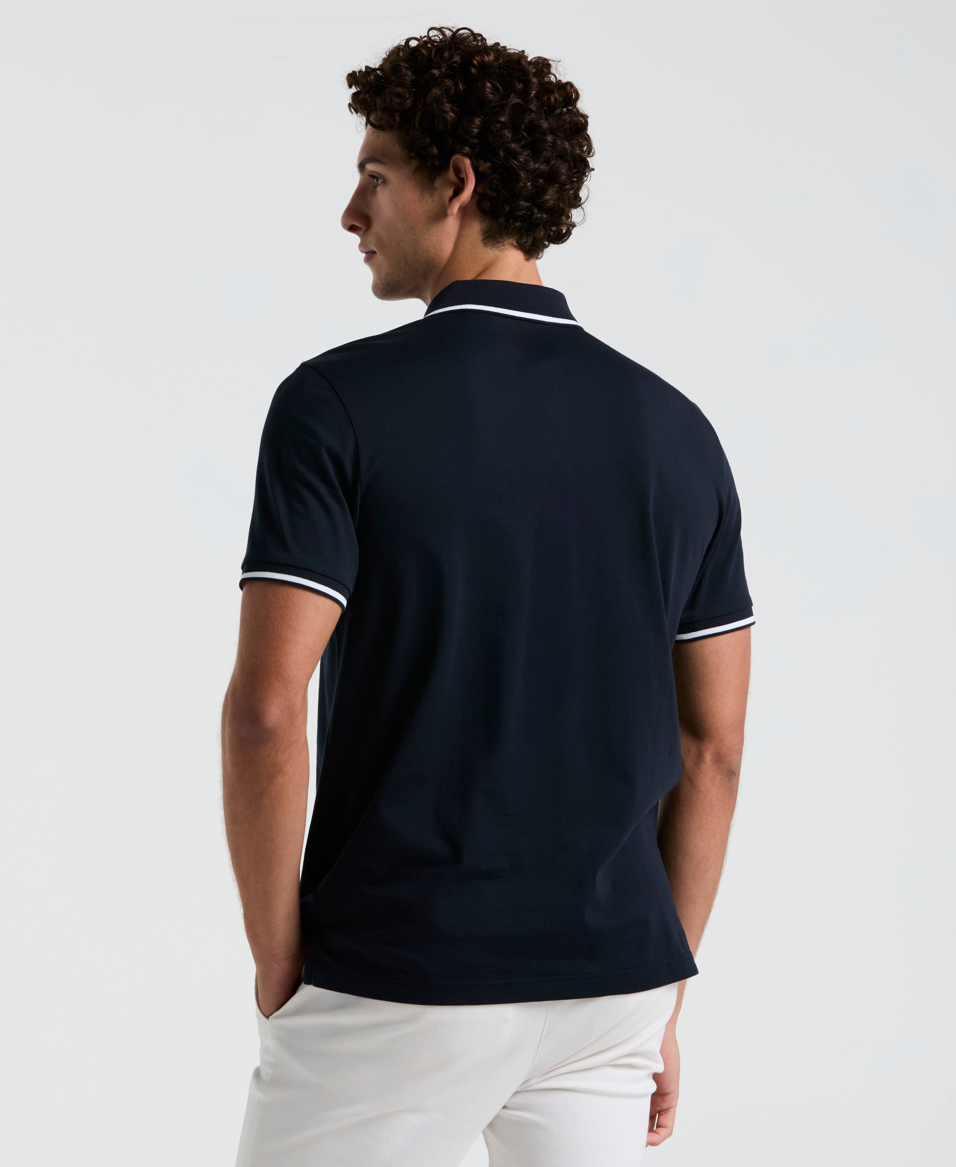 Tipped Jersey Polo