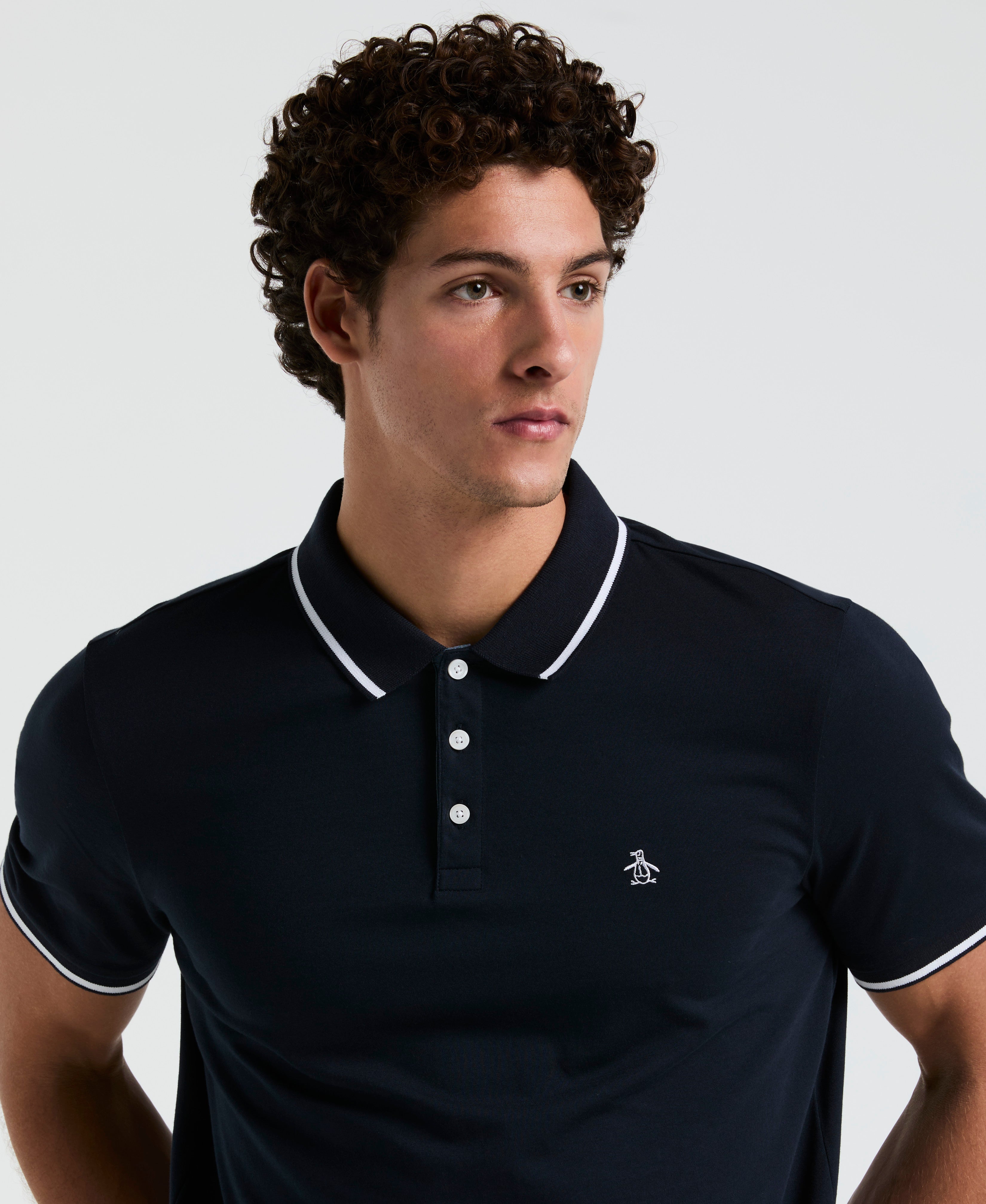 Tipped Jersey Polo
