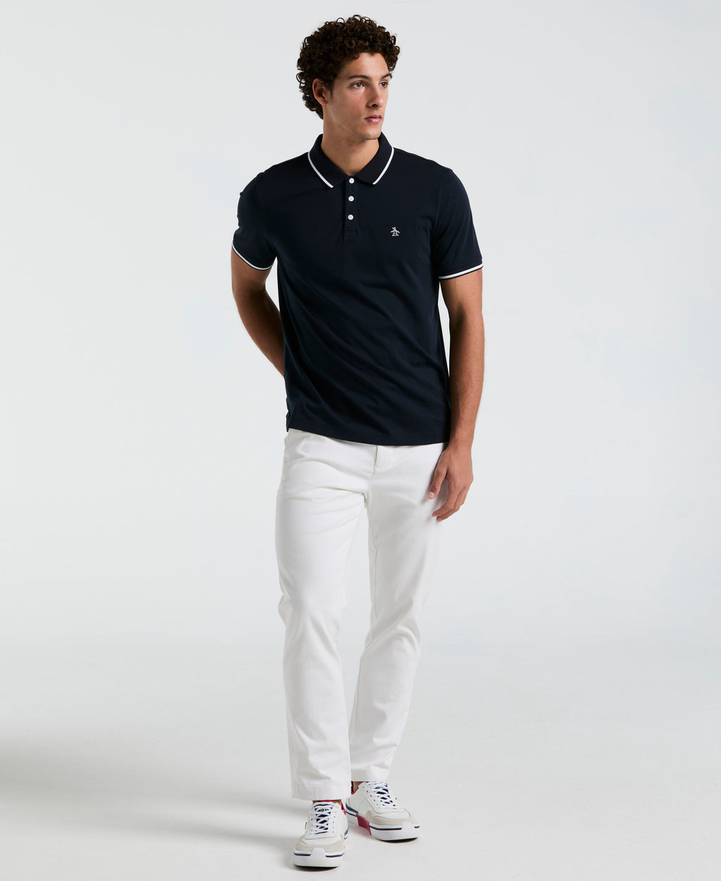 Tipped Jersey Polo
