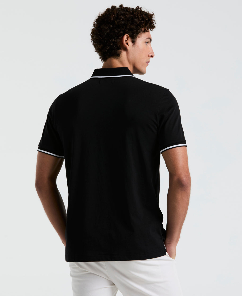 Tipped Jersey Polo