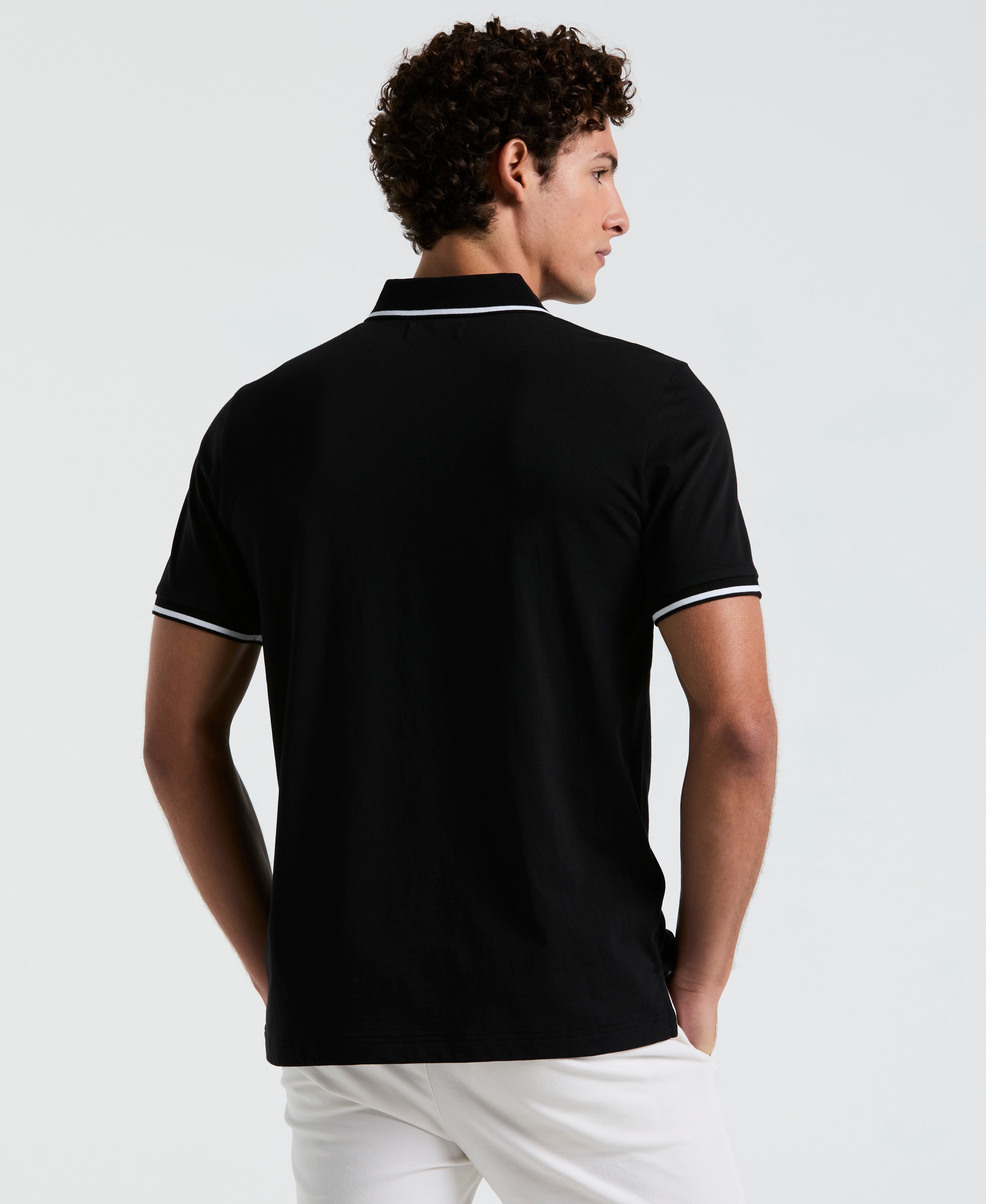 Tipped Jersey Polo