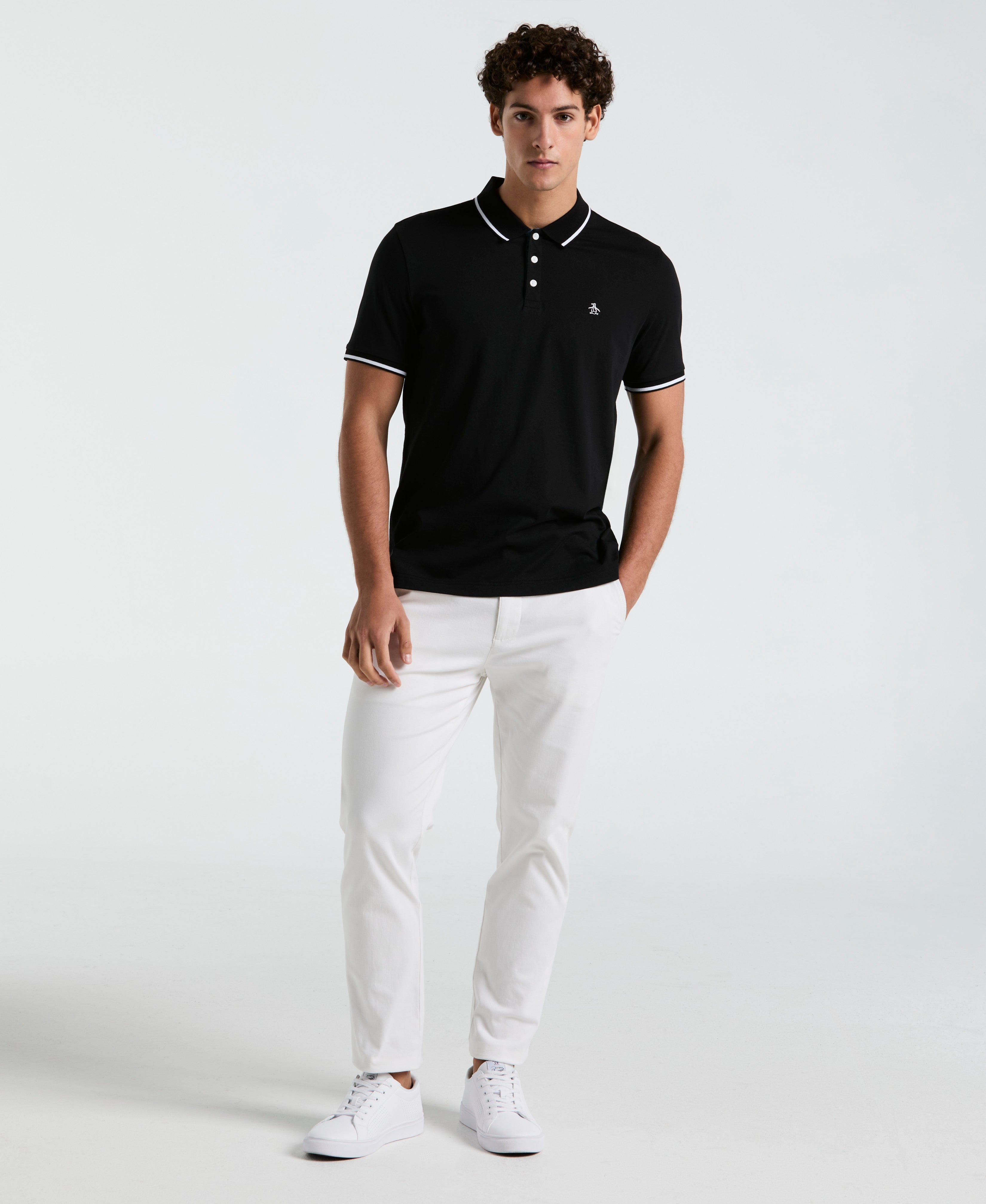 Tipped Jersey Polo