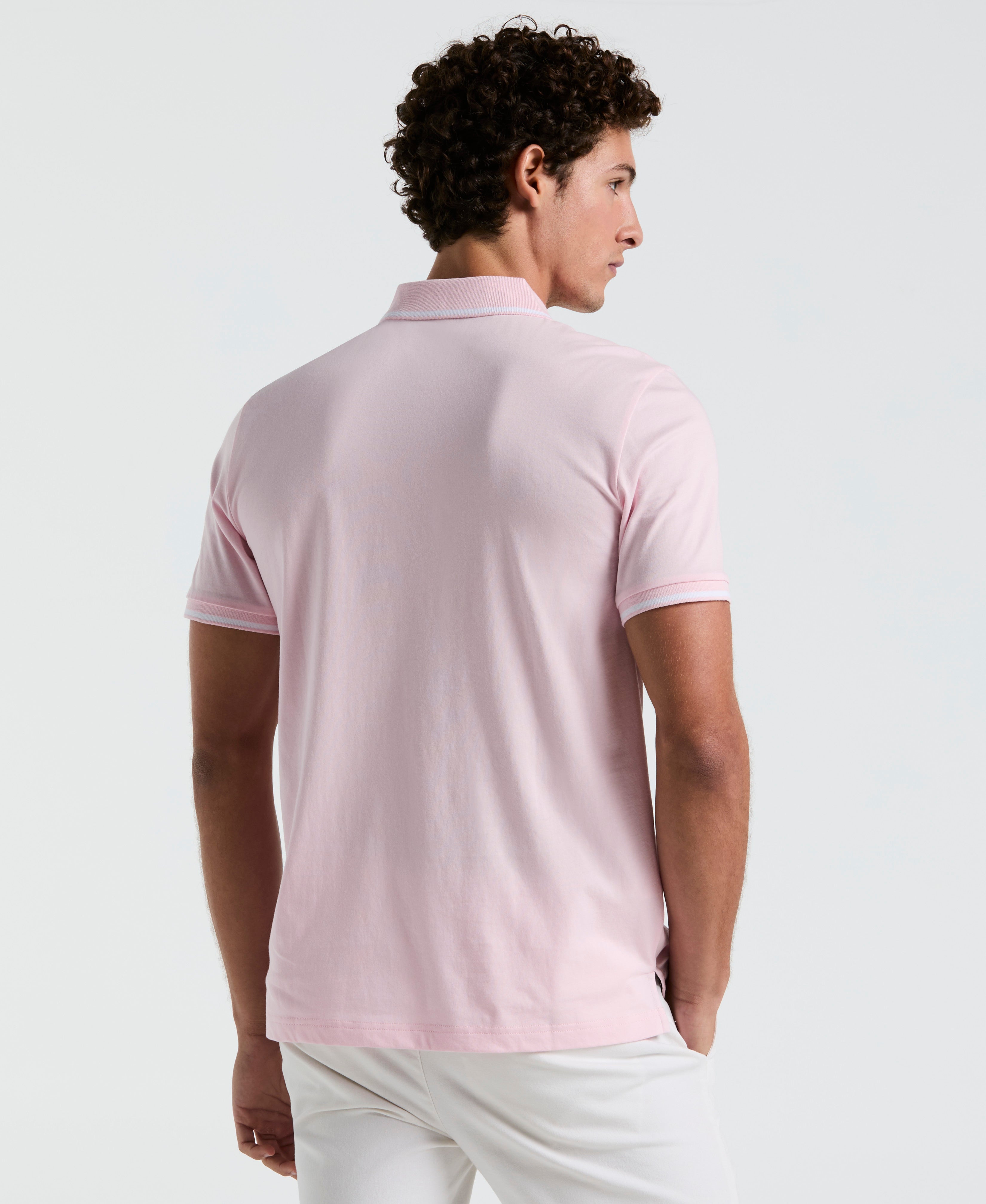 Tipped Jersey Polo