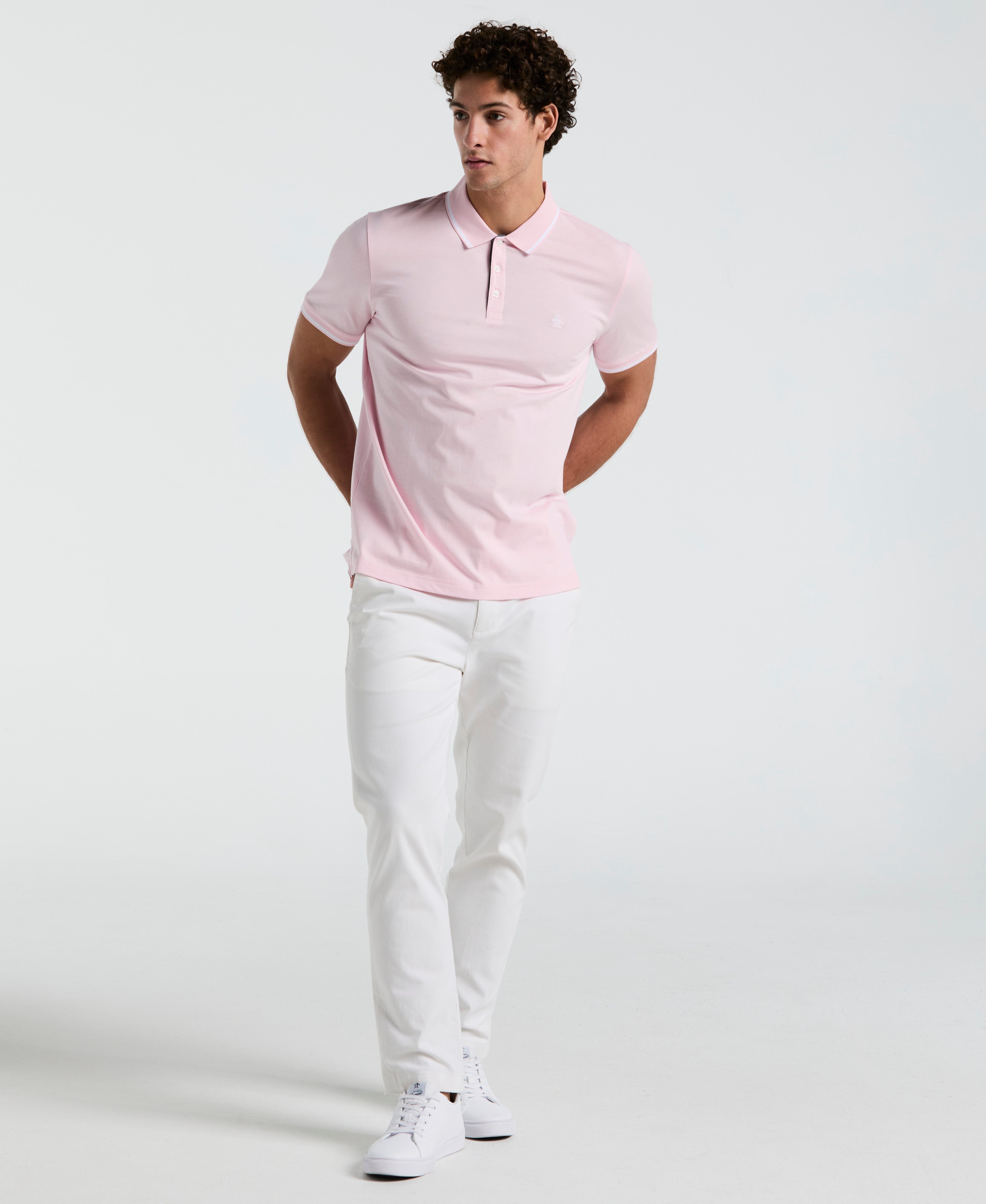 Tipped Jersey Polo