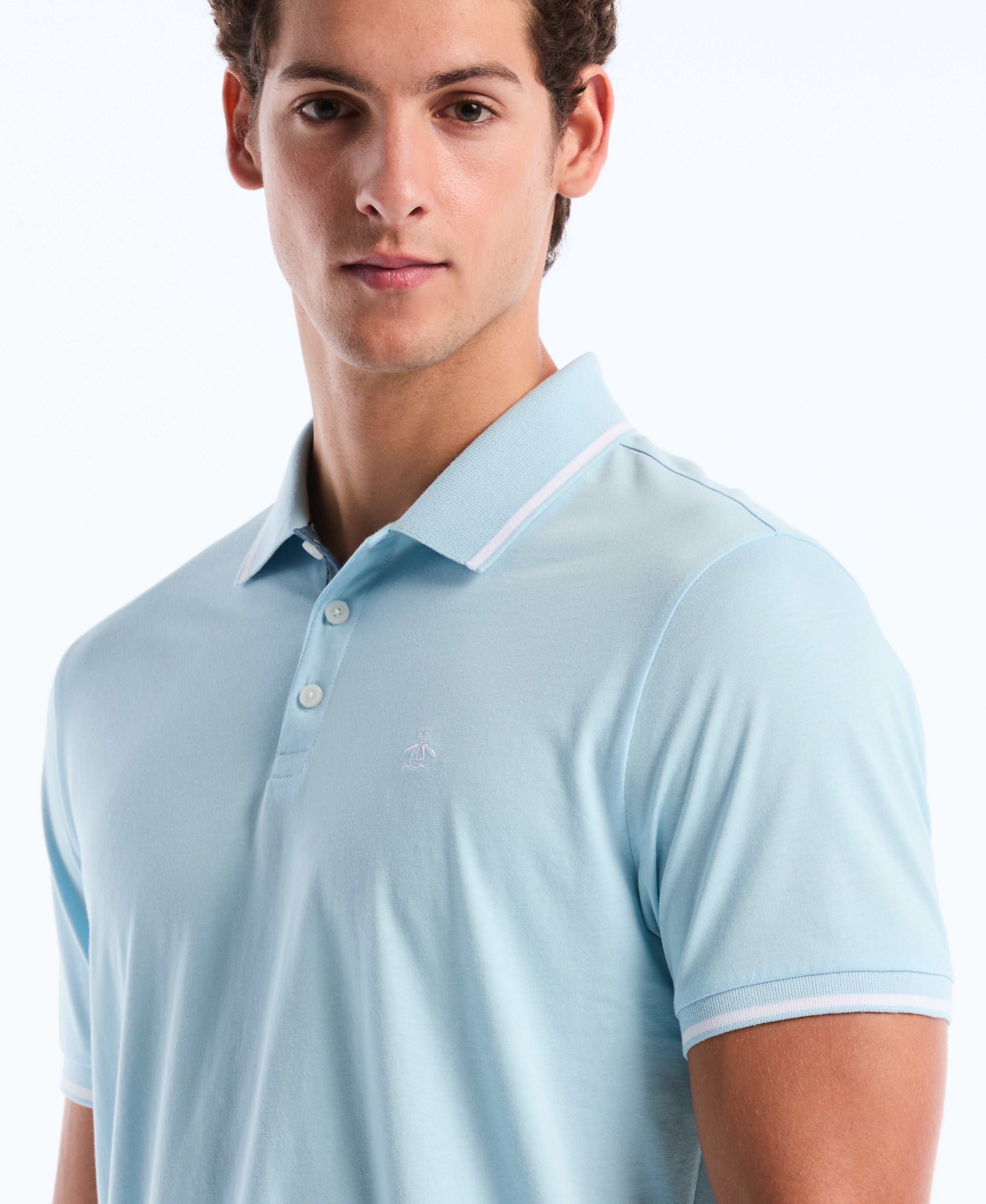 Tipped Jersey Polo