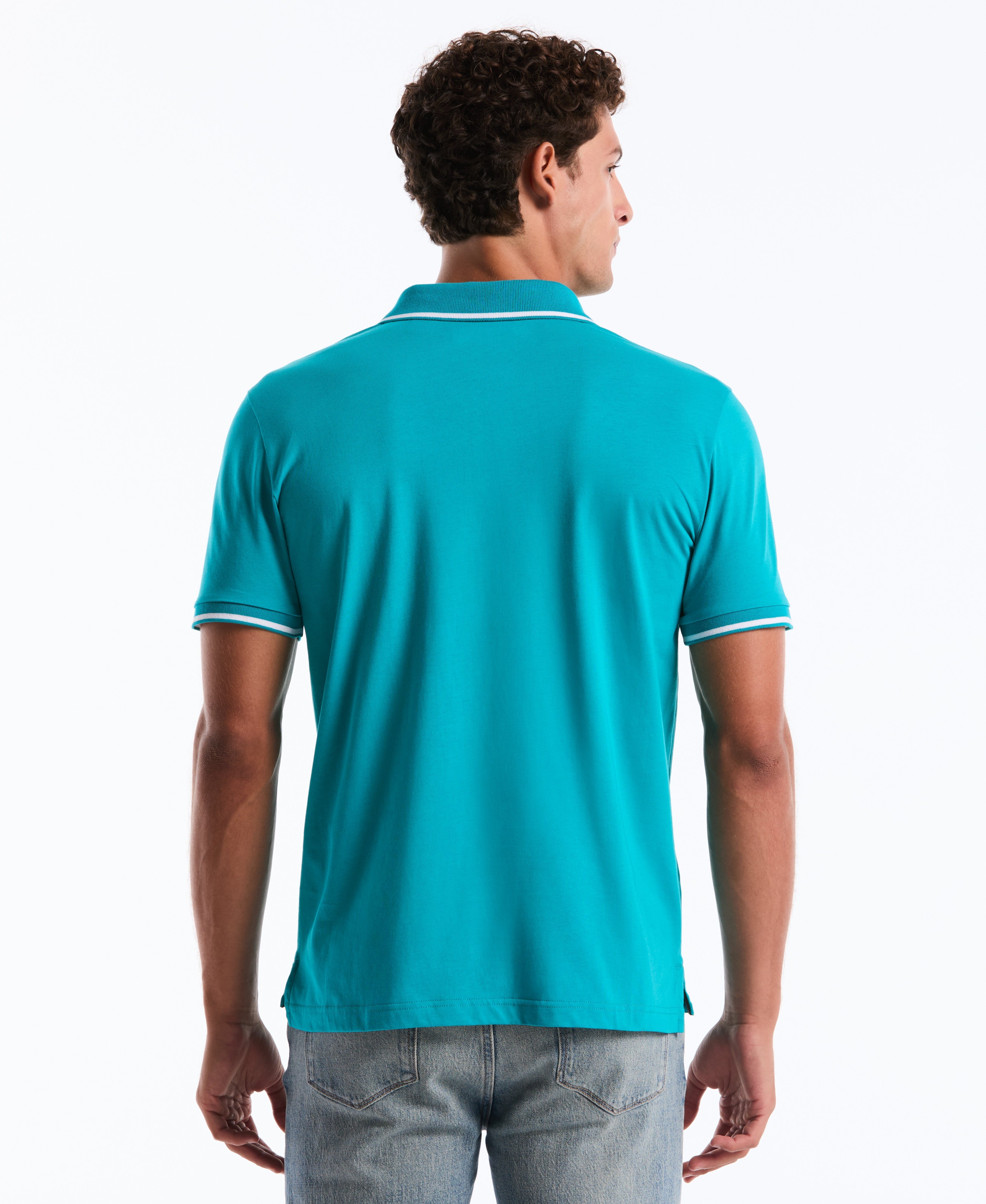 Tipped Jersey Polo