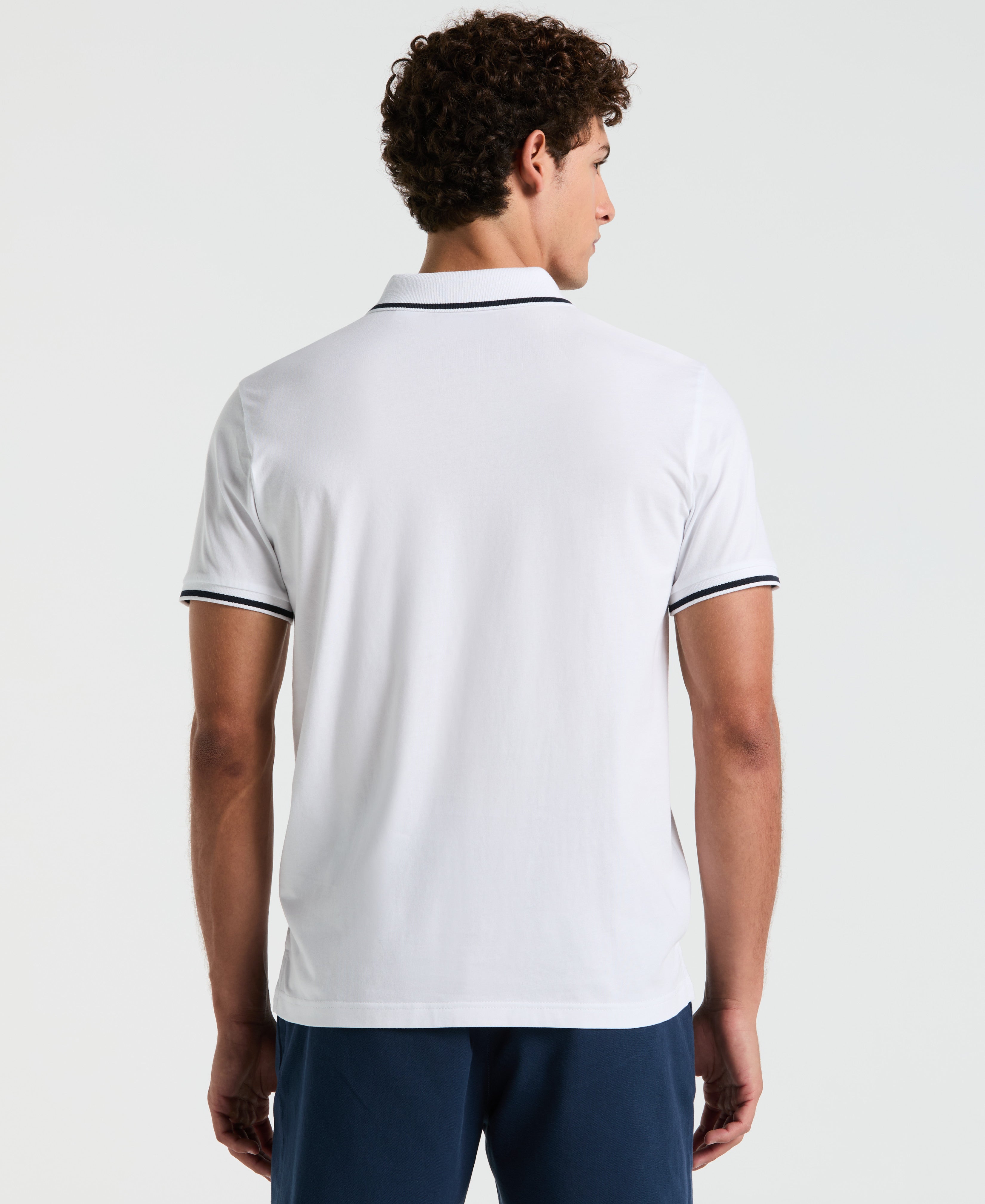 Tipped Jersey Polo
