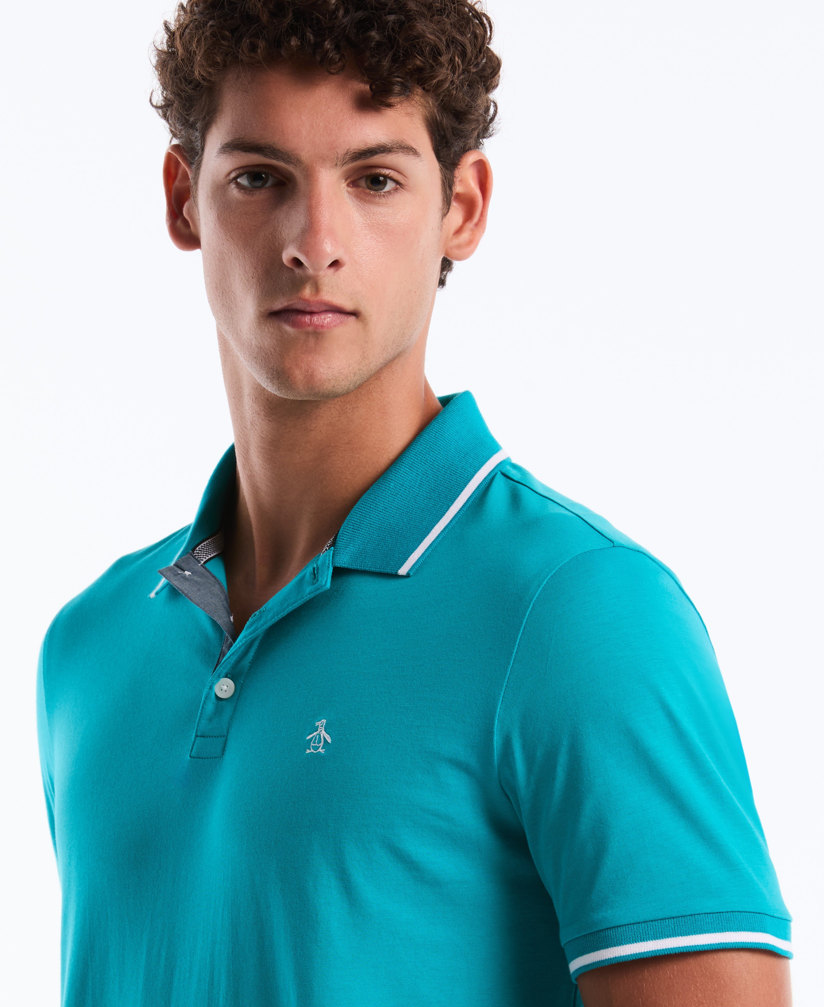 Tipped Jersey Polo