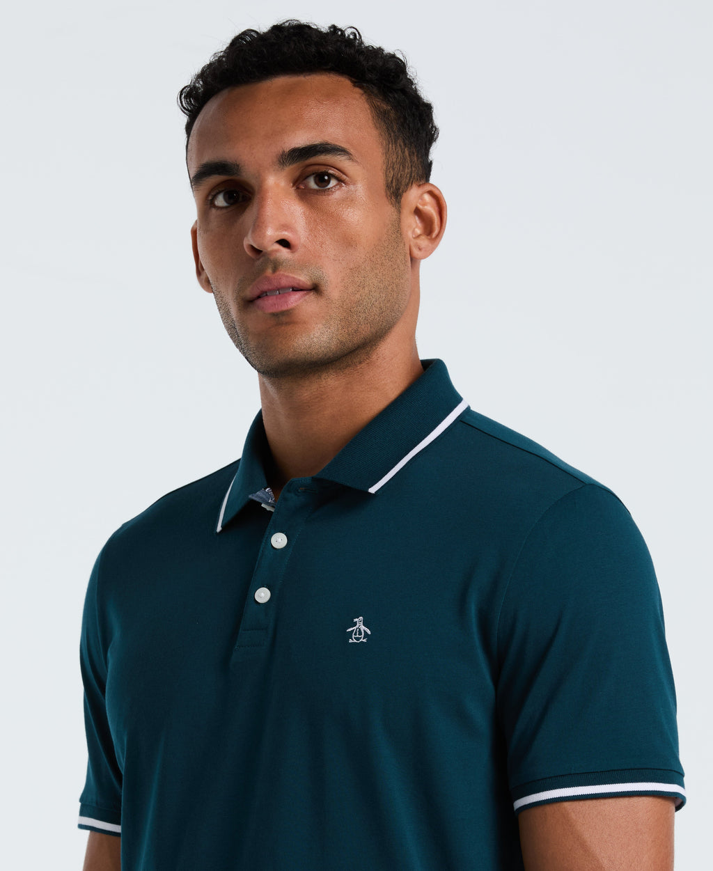 Pique Contrast Tipping Polo