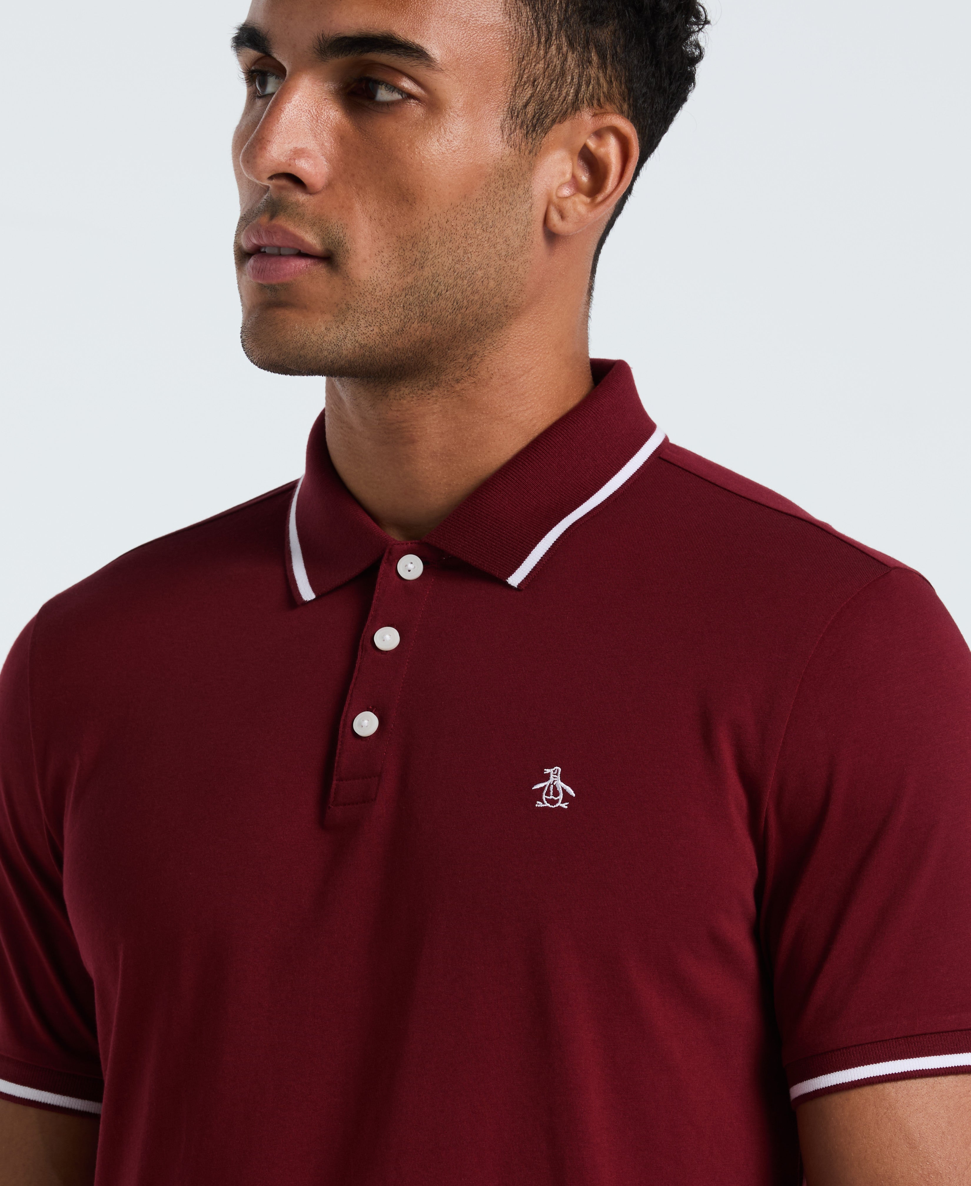 Tipped Jersey Polo