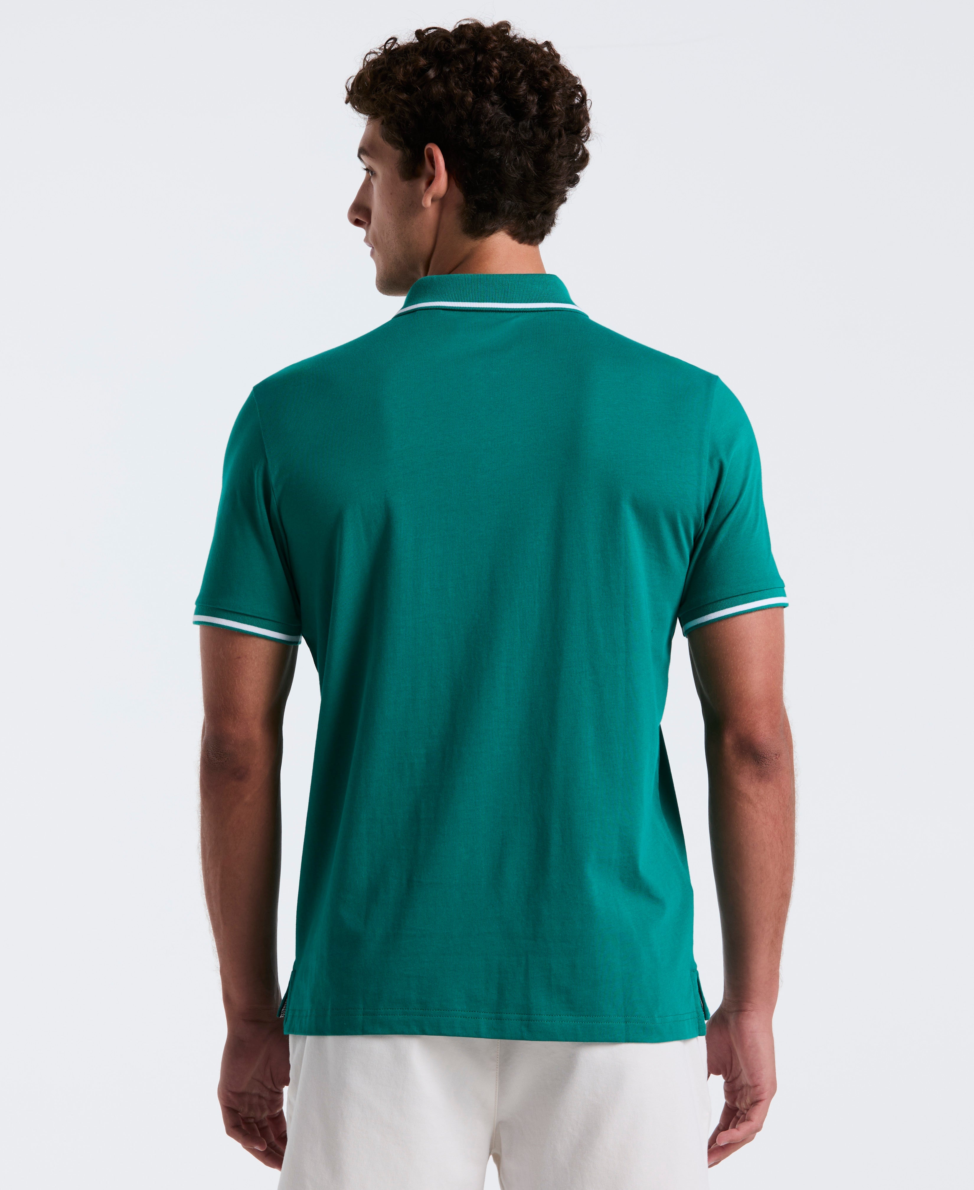 Tipped Jersey Polo