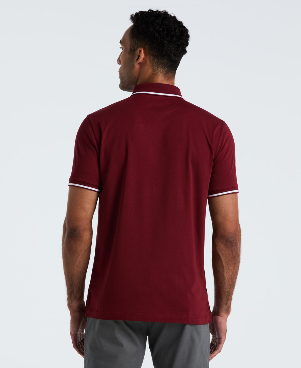 Tipped Jersey Polo
