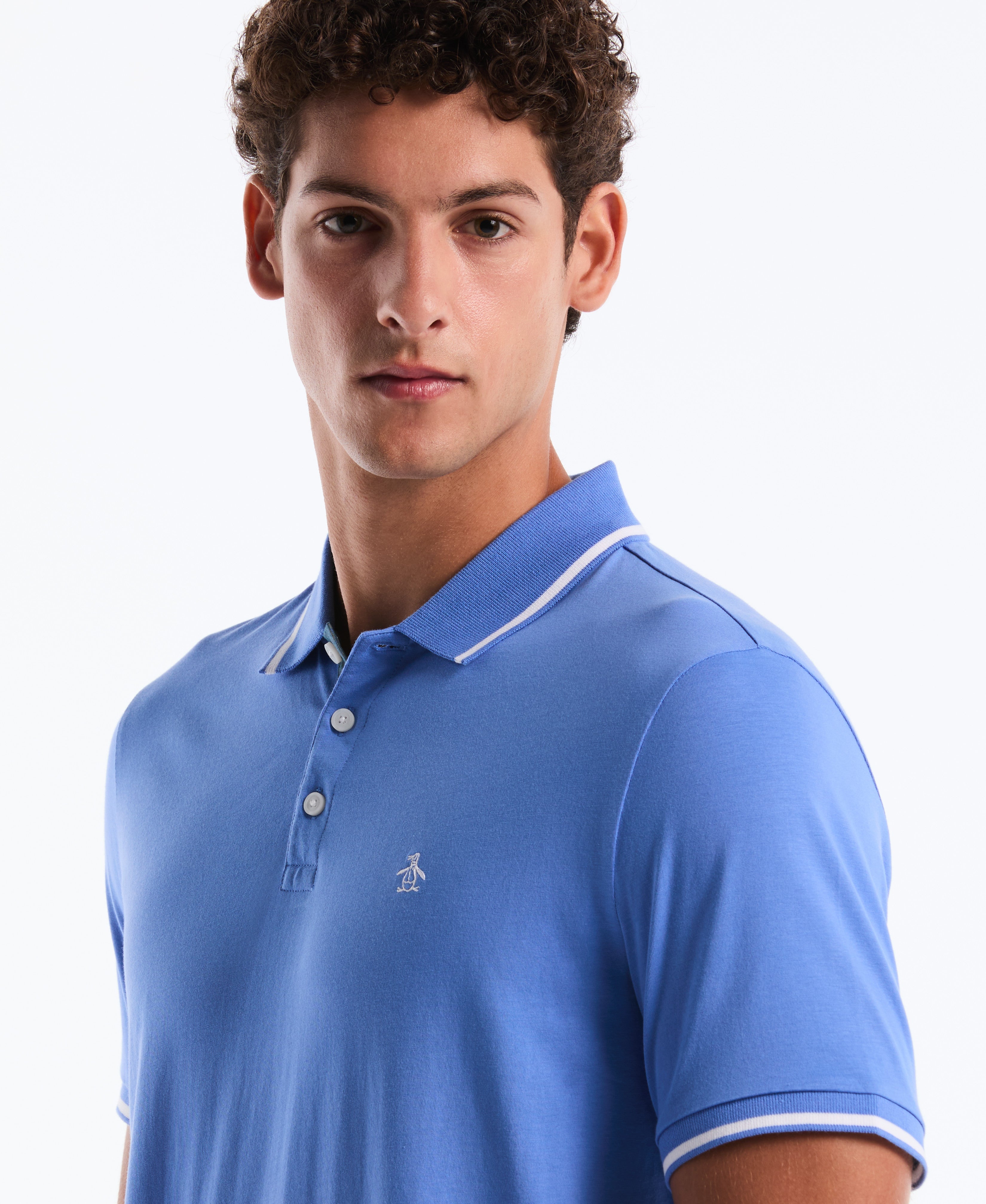 Tipped Jersey Polo