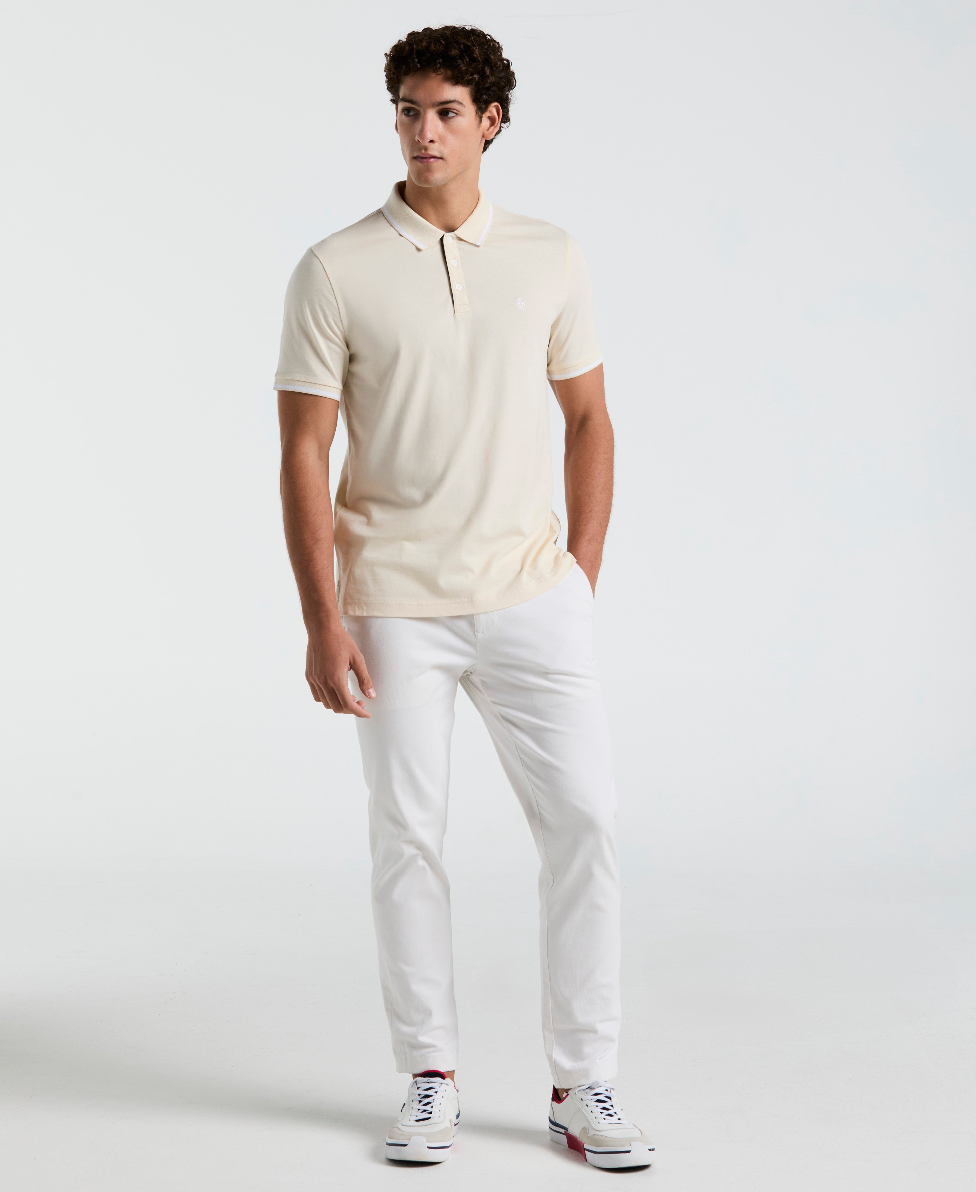 Tipped Jersey Polo