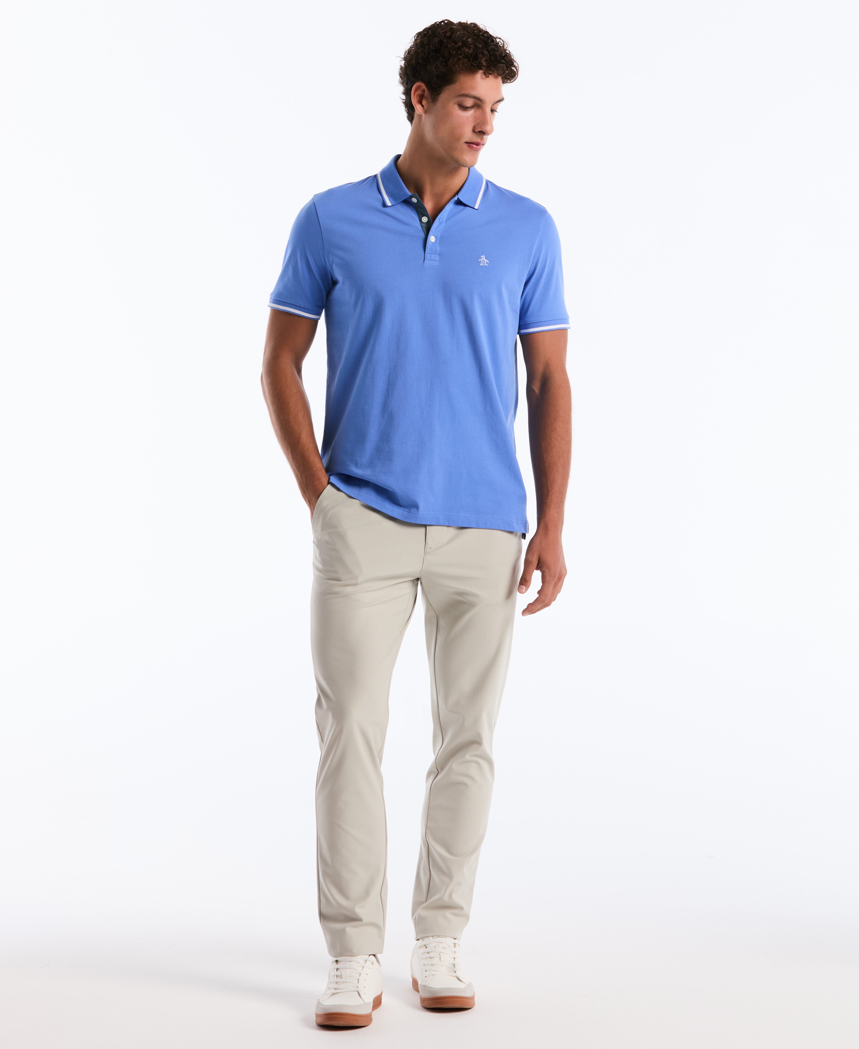Tipped Jersey Polo
