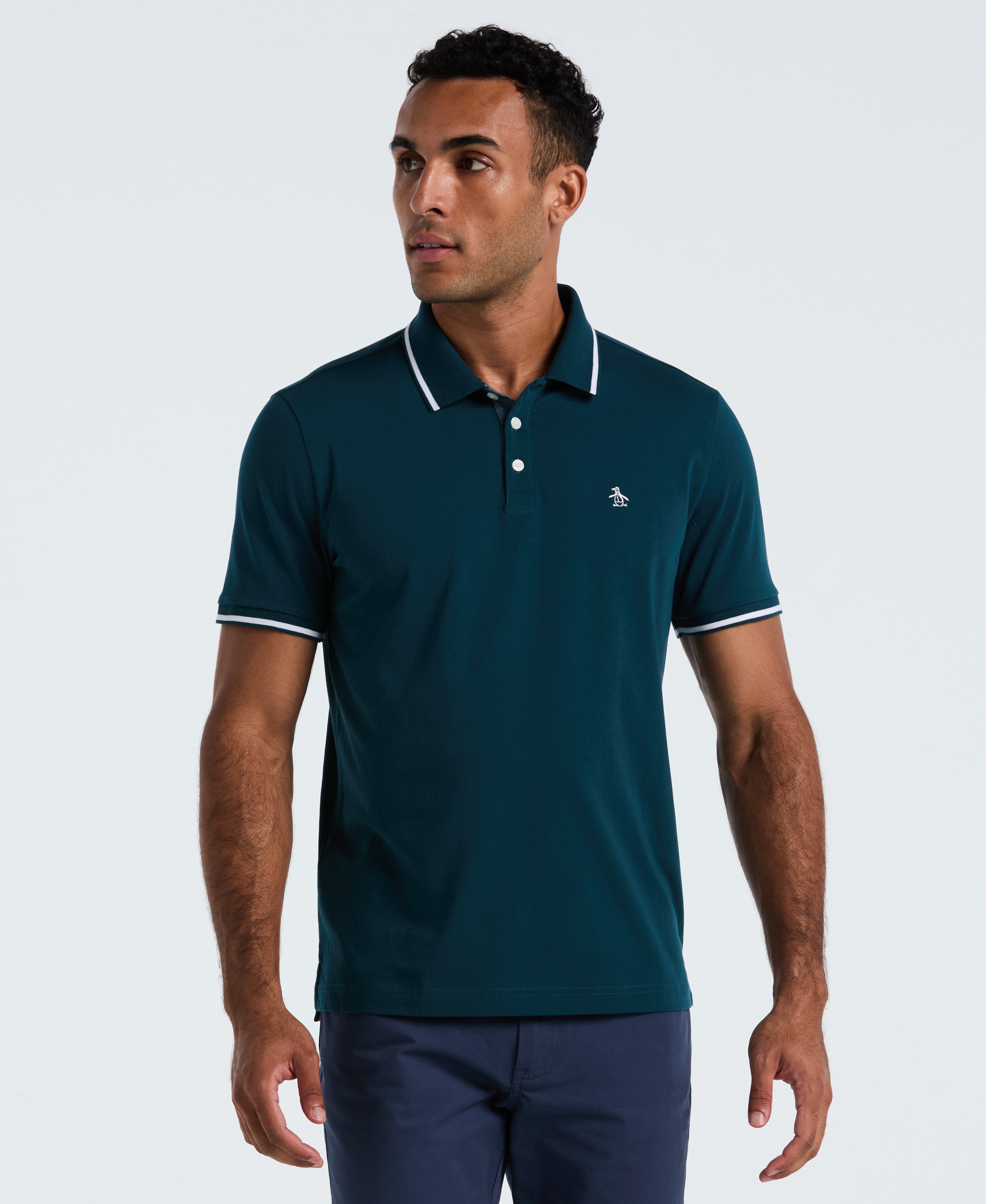 Tipped Jersey Polo