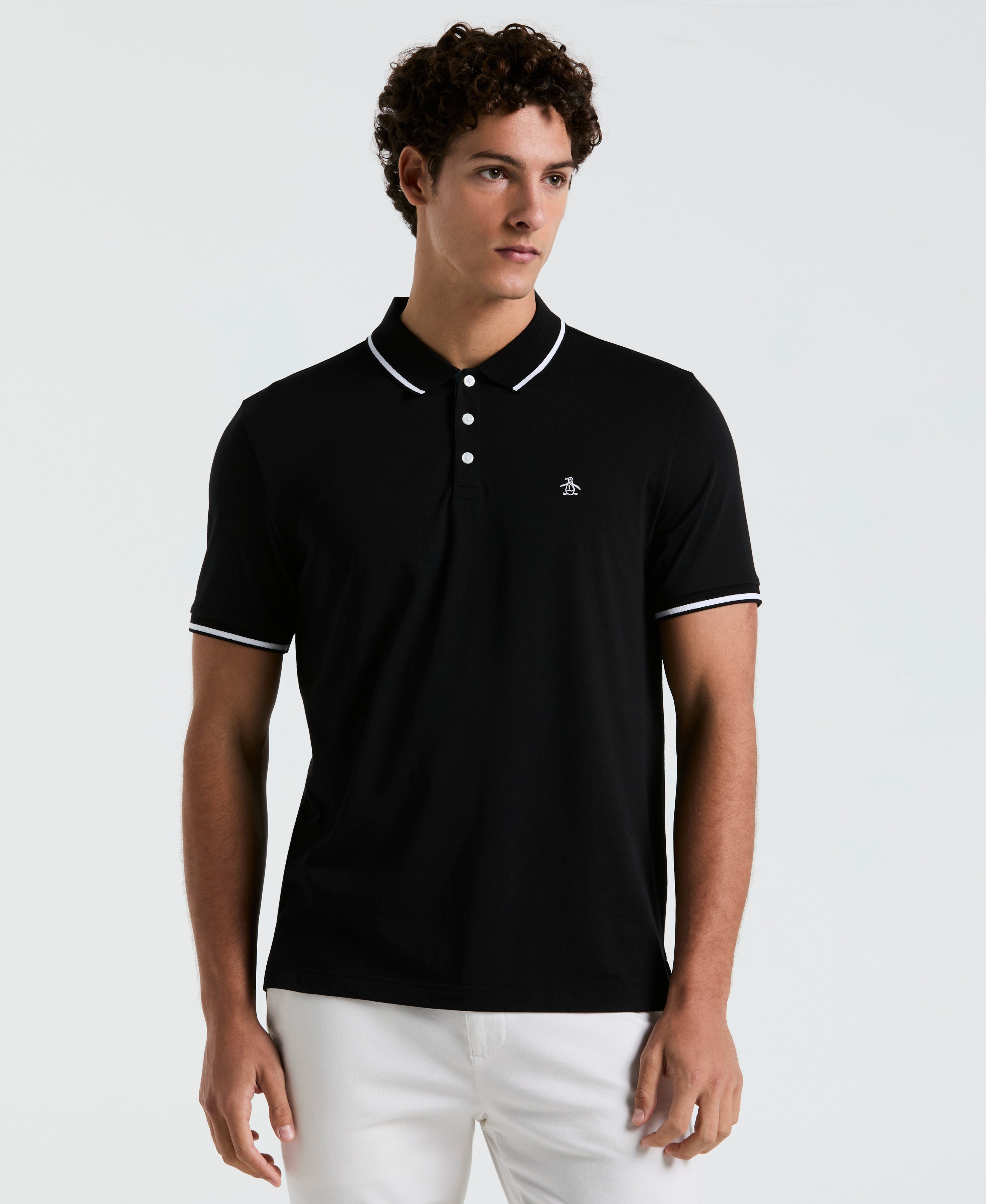 Tipped Jersey Polo