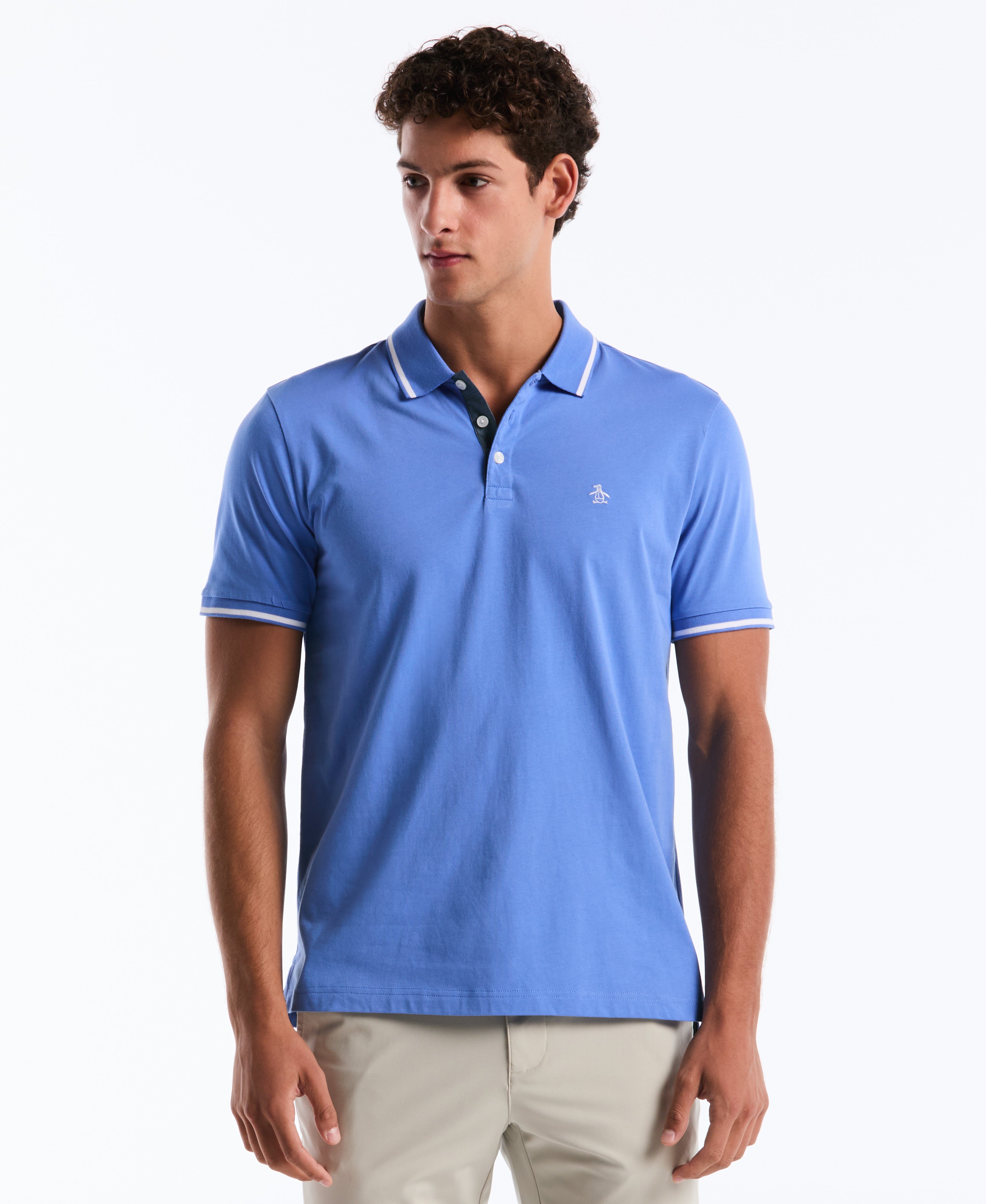 Tipped Jersey Polo