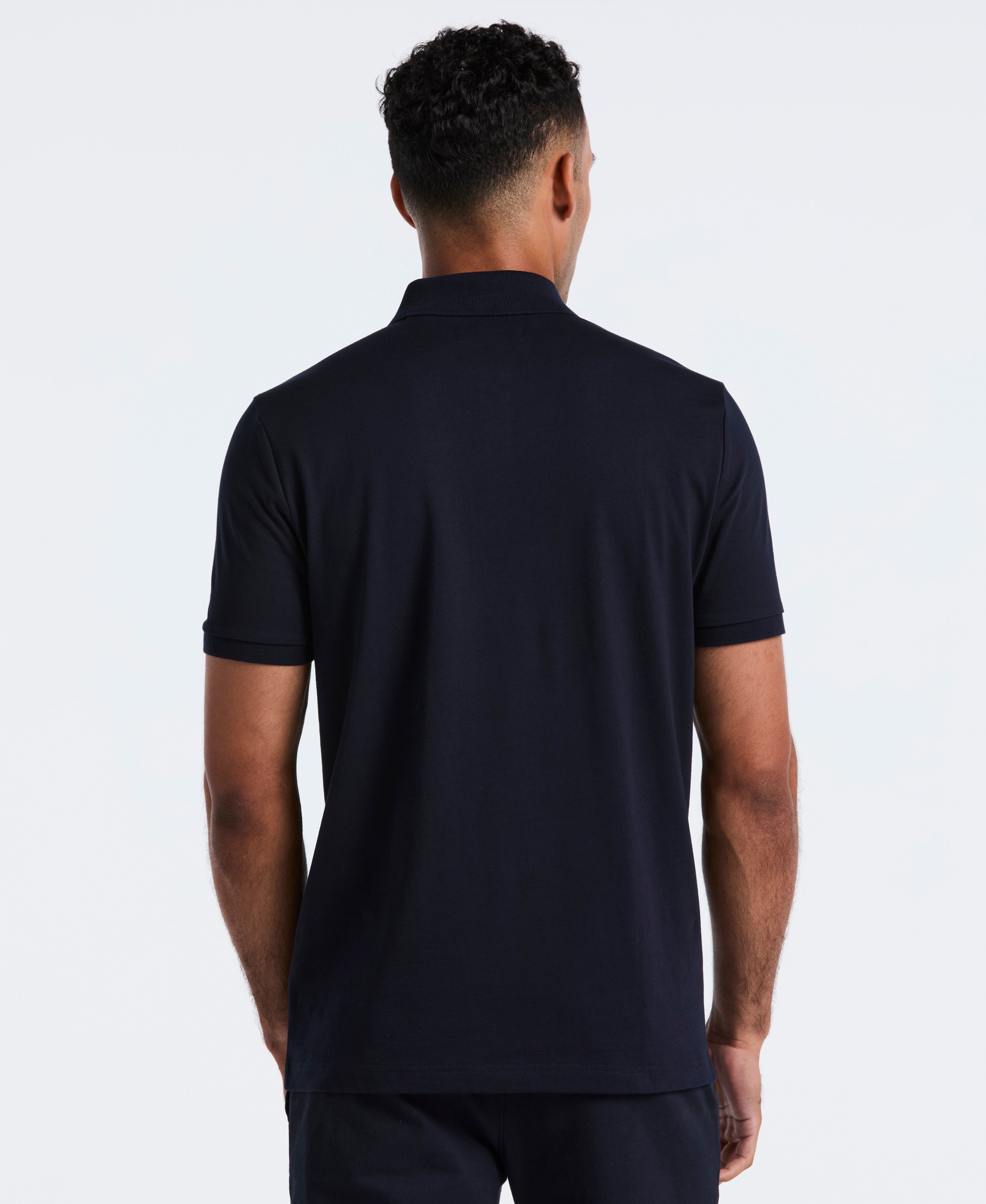 Vertical Diamond Jacquard Polo